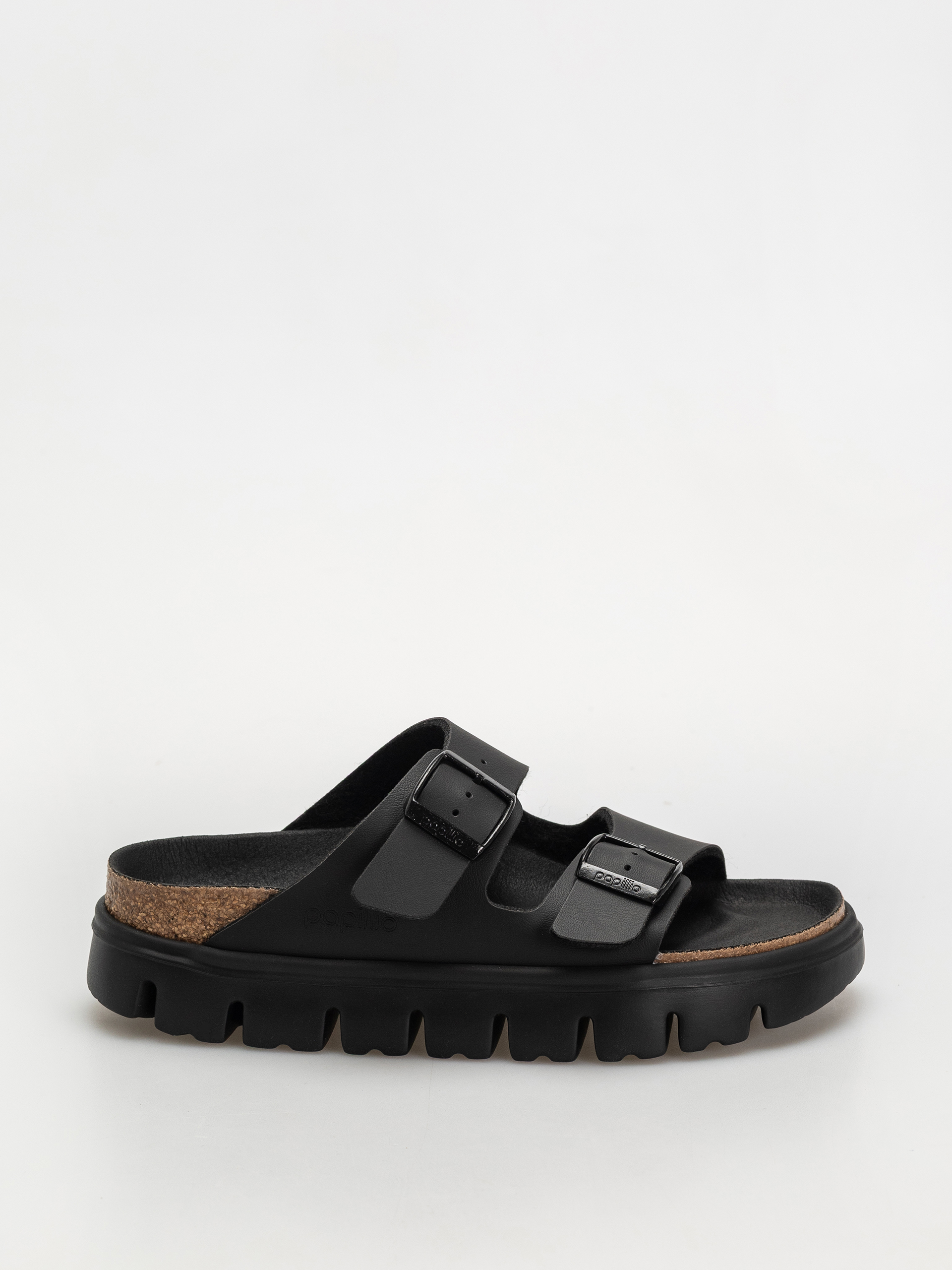 Klapki Birkenstock Arizona Chunky Briko Flor Narrow Wmn (black/black)