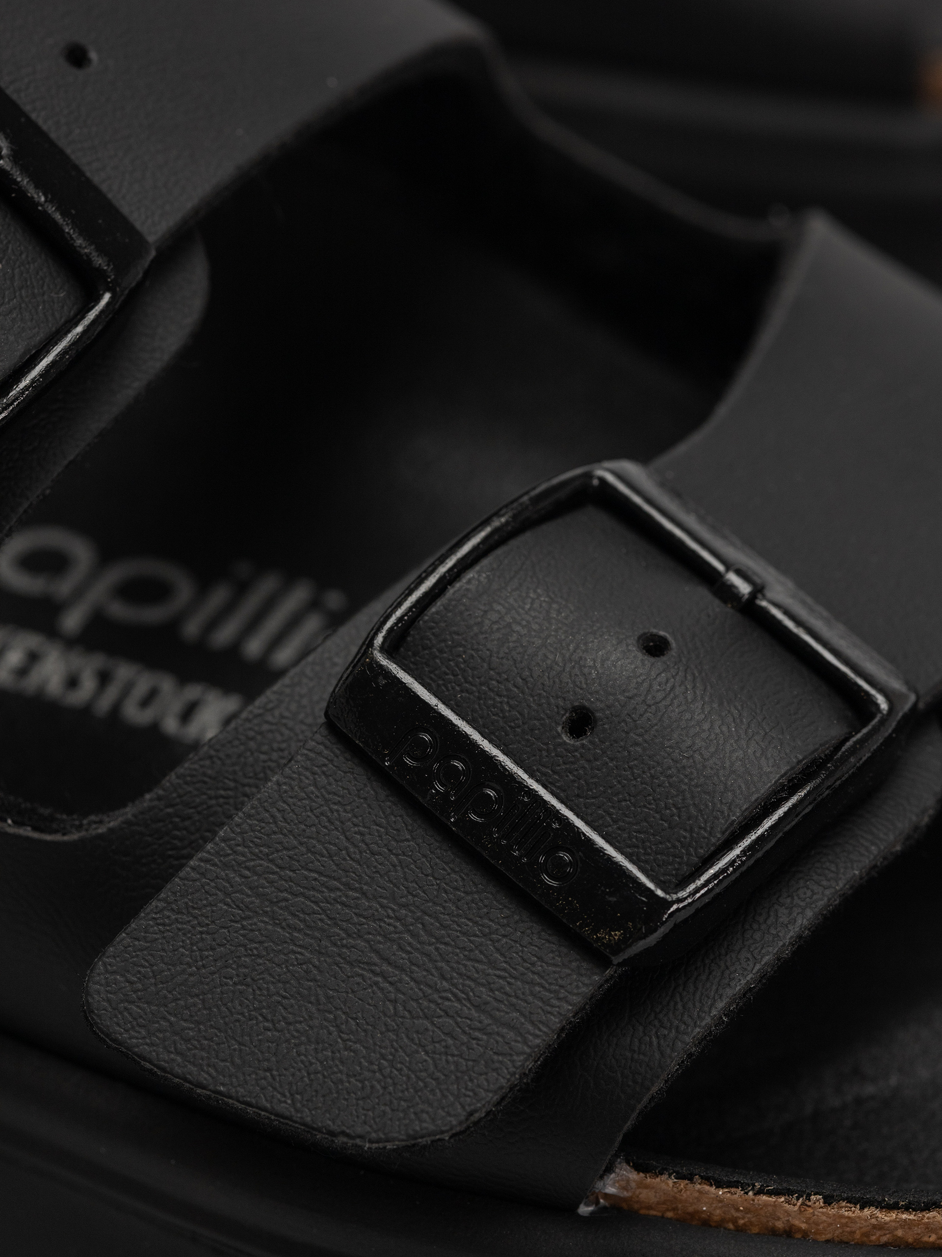 Klapki Birkenstock Arizona Chunky Briko Flor Narrow Wmn (black/black)