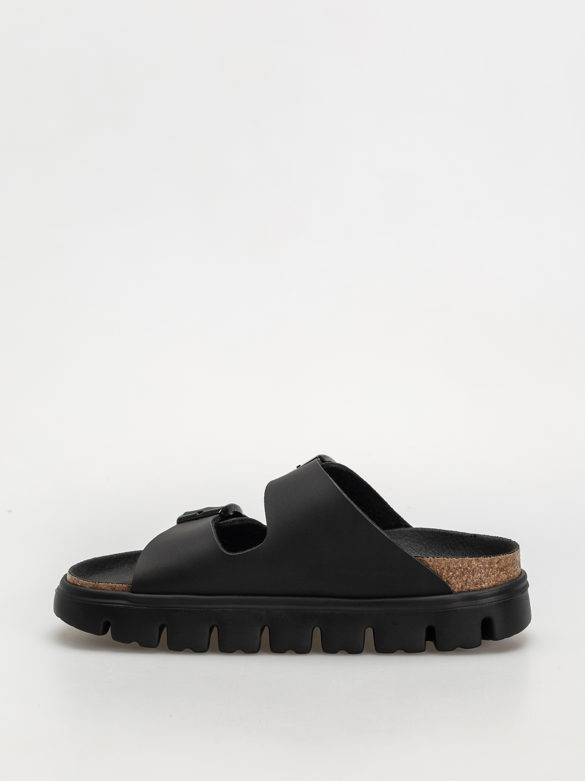 Klapki Birkenstock Arizona Chunky Briko Flor Narrow Wmn (black/black)