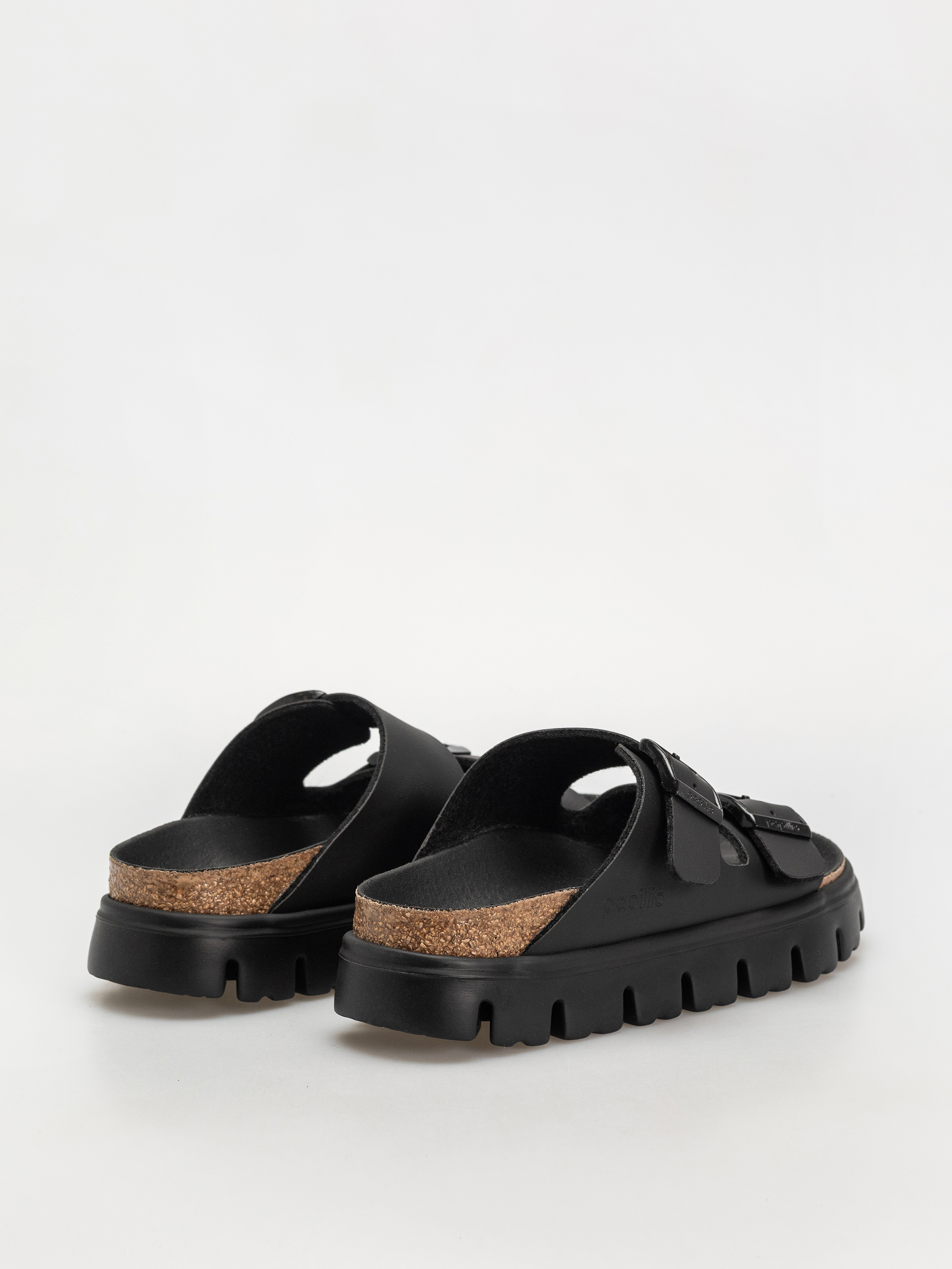Klapki Birkenstock Arizona Chunky Briko Flor Narrow Wmn (black/black)