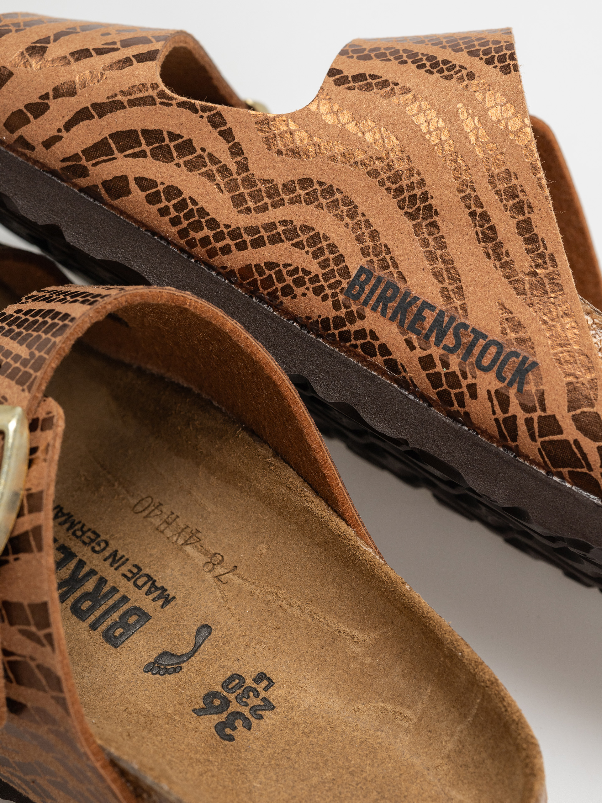 Klapki Birkenstock Arizona Animal Print Narrow Wmn (zebra pecan)