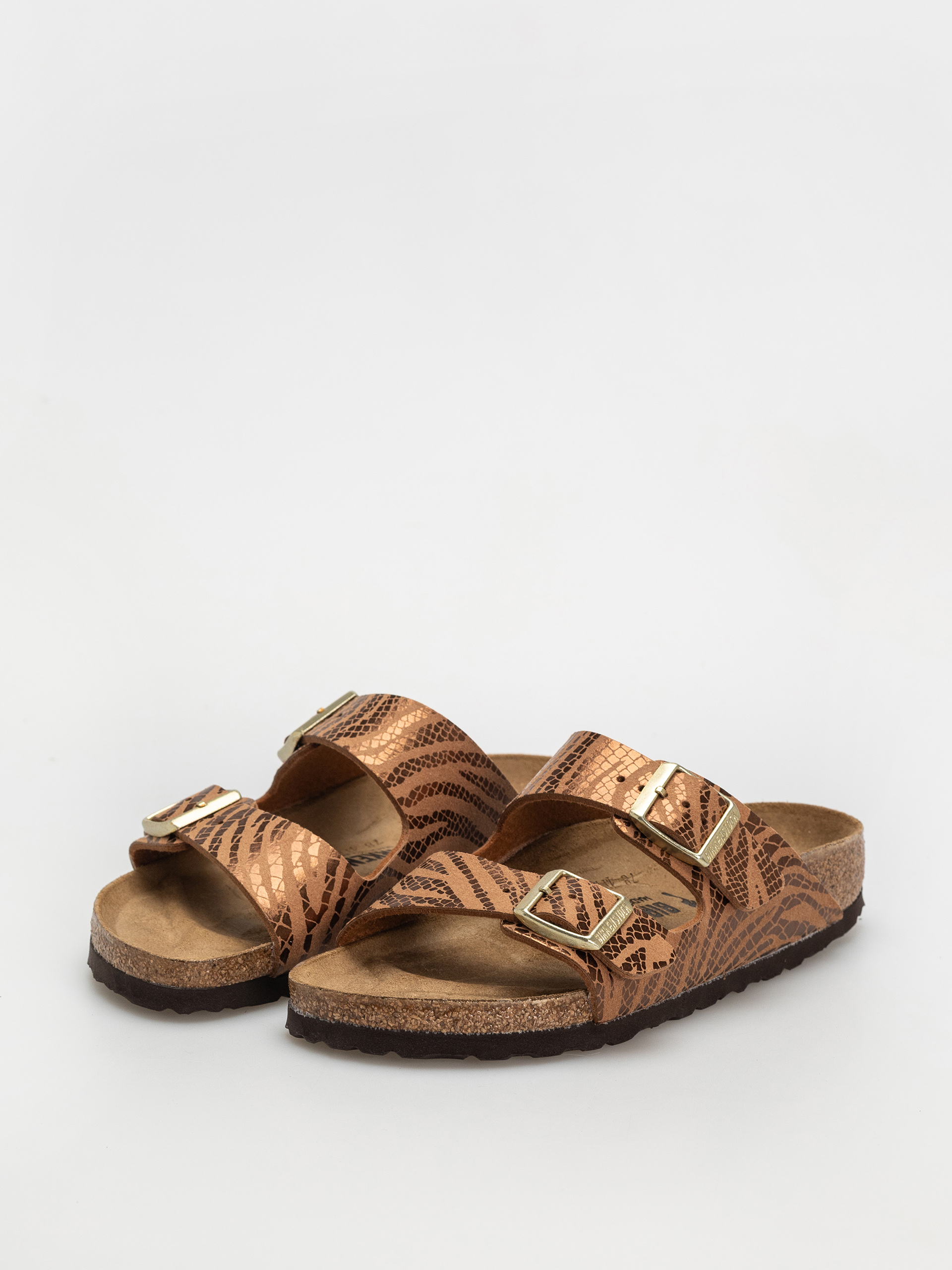 Klapki Birkenstock Arizona Animal Print Narrow Wmn (zebra pecan)