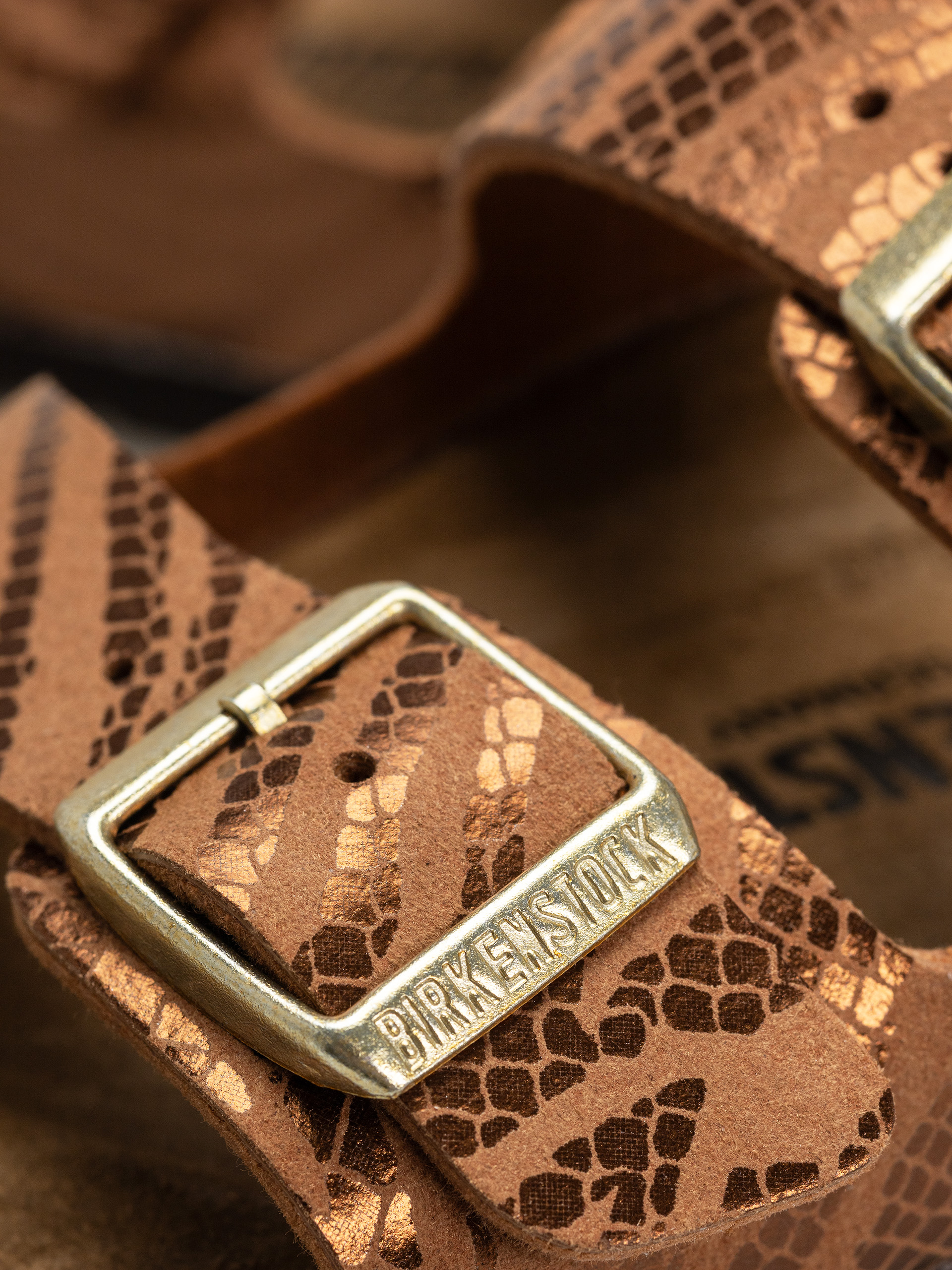 Klapki Birkenstock Arizona Animal Print Narrow Wmn (zebra pecan)