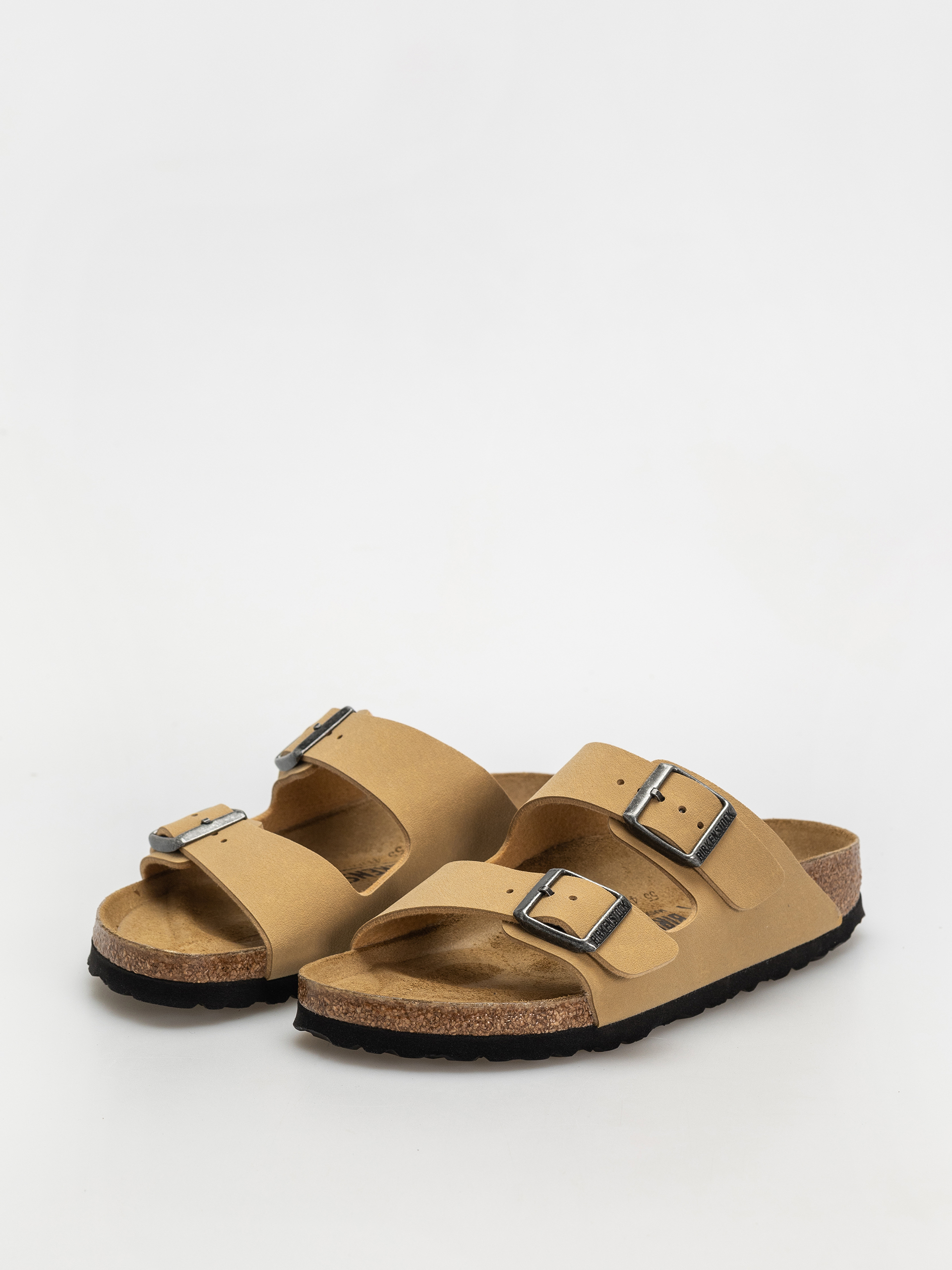 Klapki Birkenstock Arizona Birkibuc Narrow Wmn (latte cream)