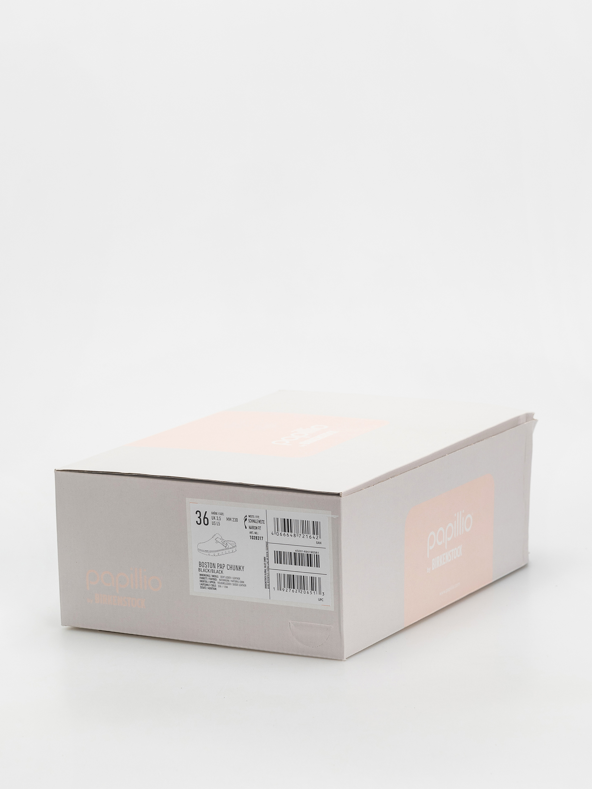 Klapki Birkenstock Boston Chunky Suede Narrow Wmn (black/black)