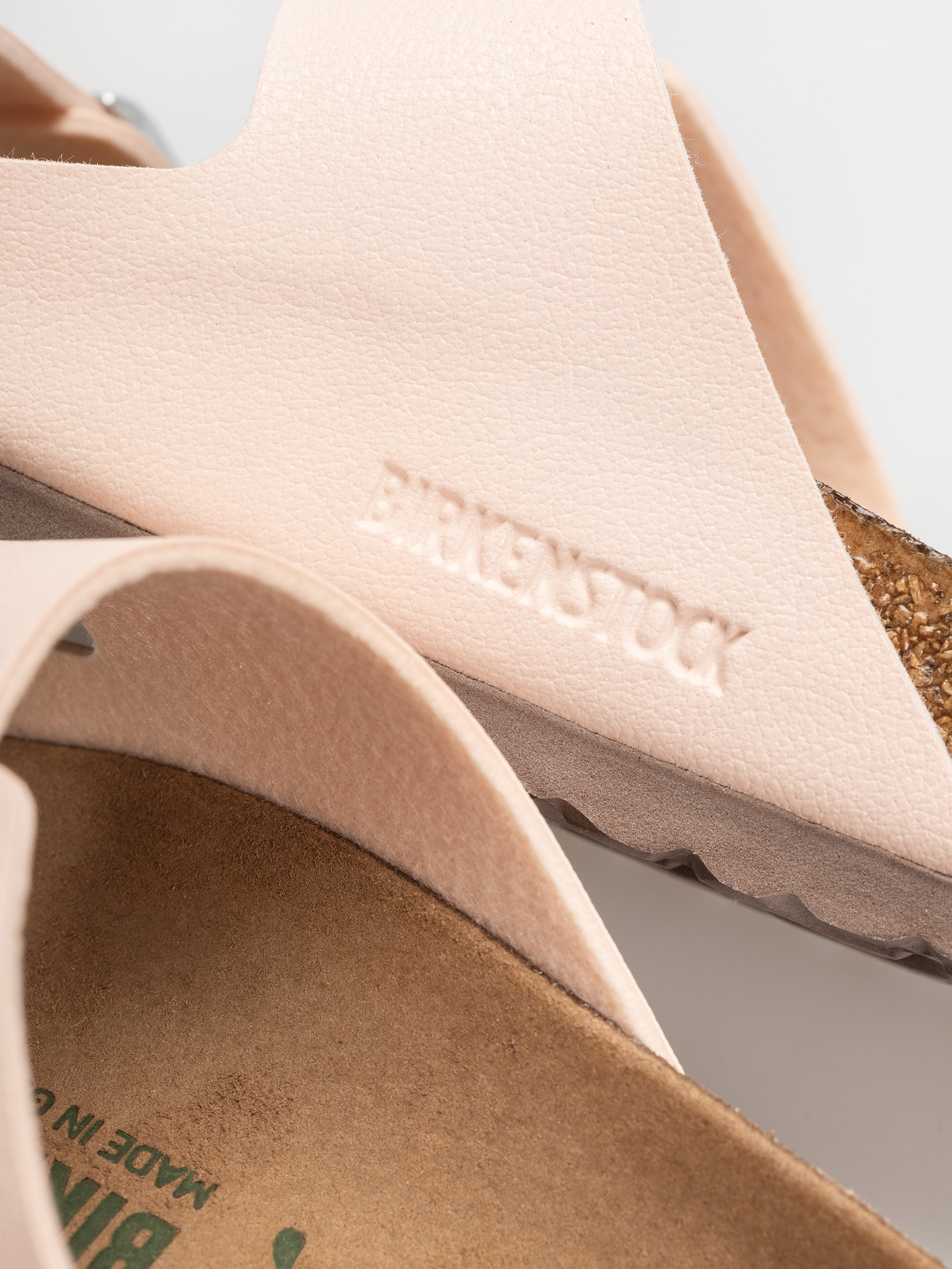 Klapki Birkenstock Arizona Birko Flor Nubuck Narrow Wmn (light rose)