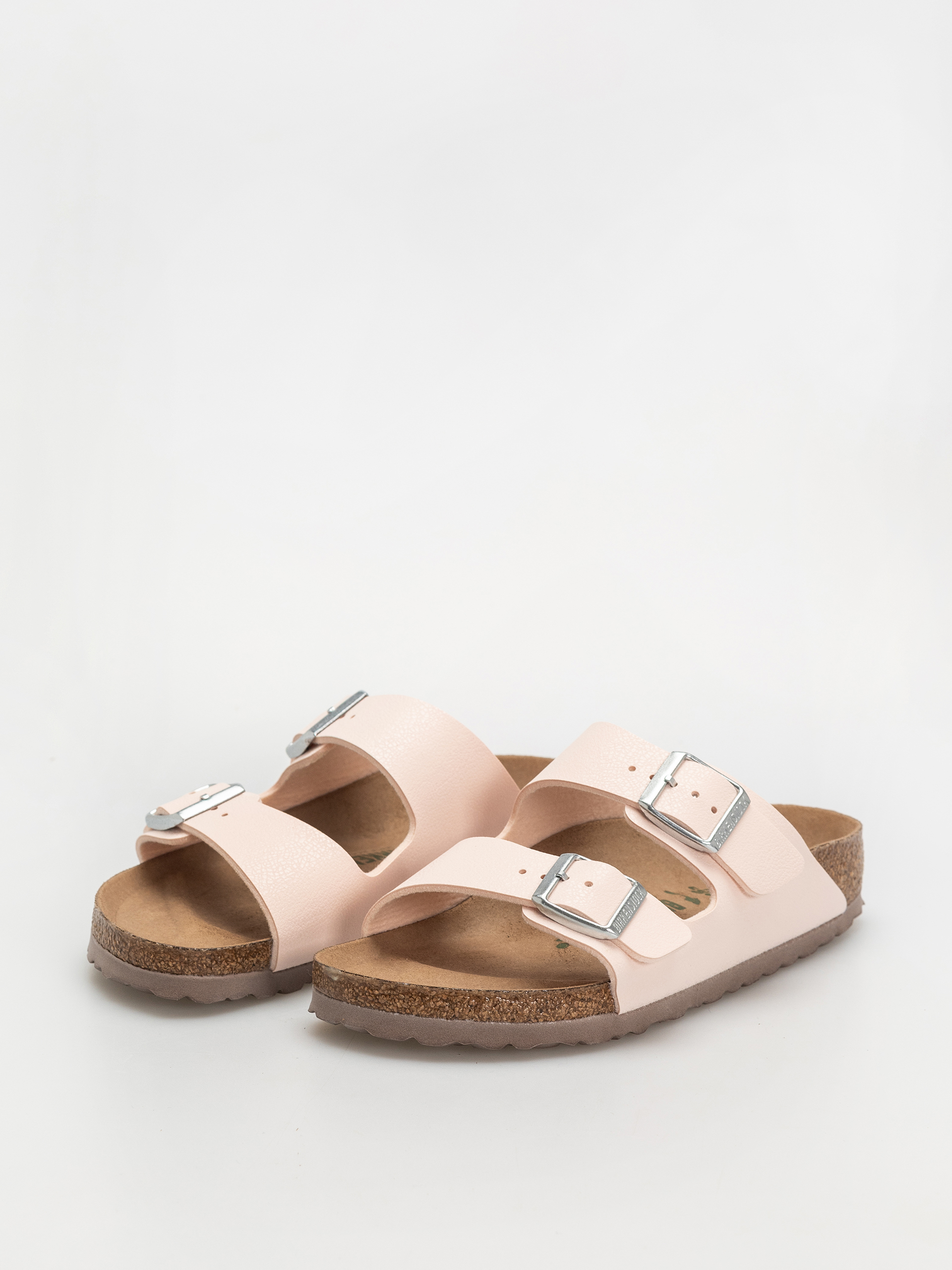 Klapki Birkenstock Arizona Birko Flor Nubuck Narrow Wmn (light rose)