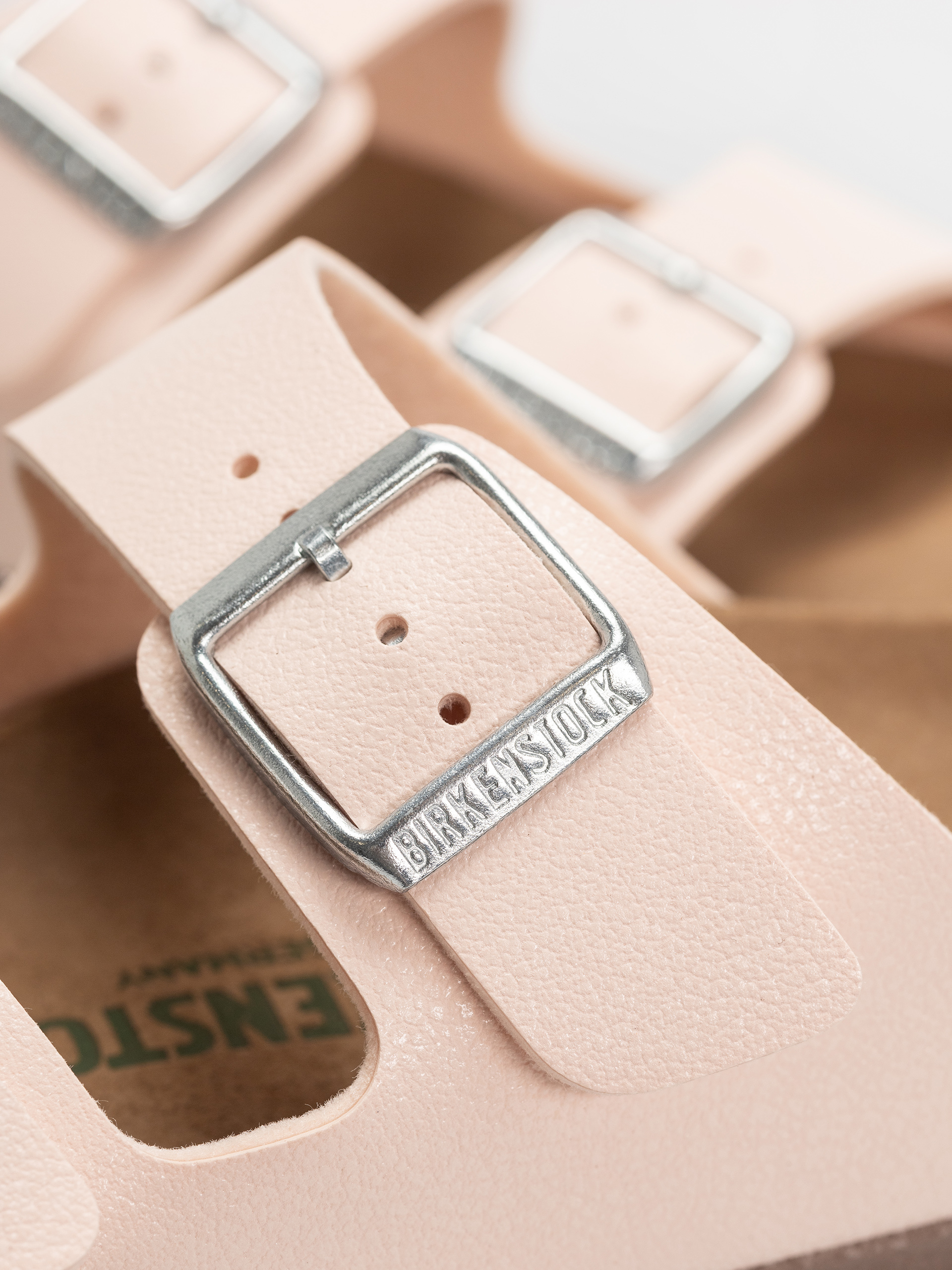 Klapki Birkenstock Arizona Birko Flor Nubuck Narrow Wmn (light rose)