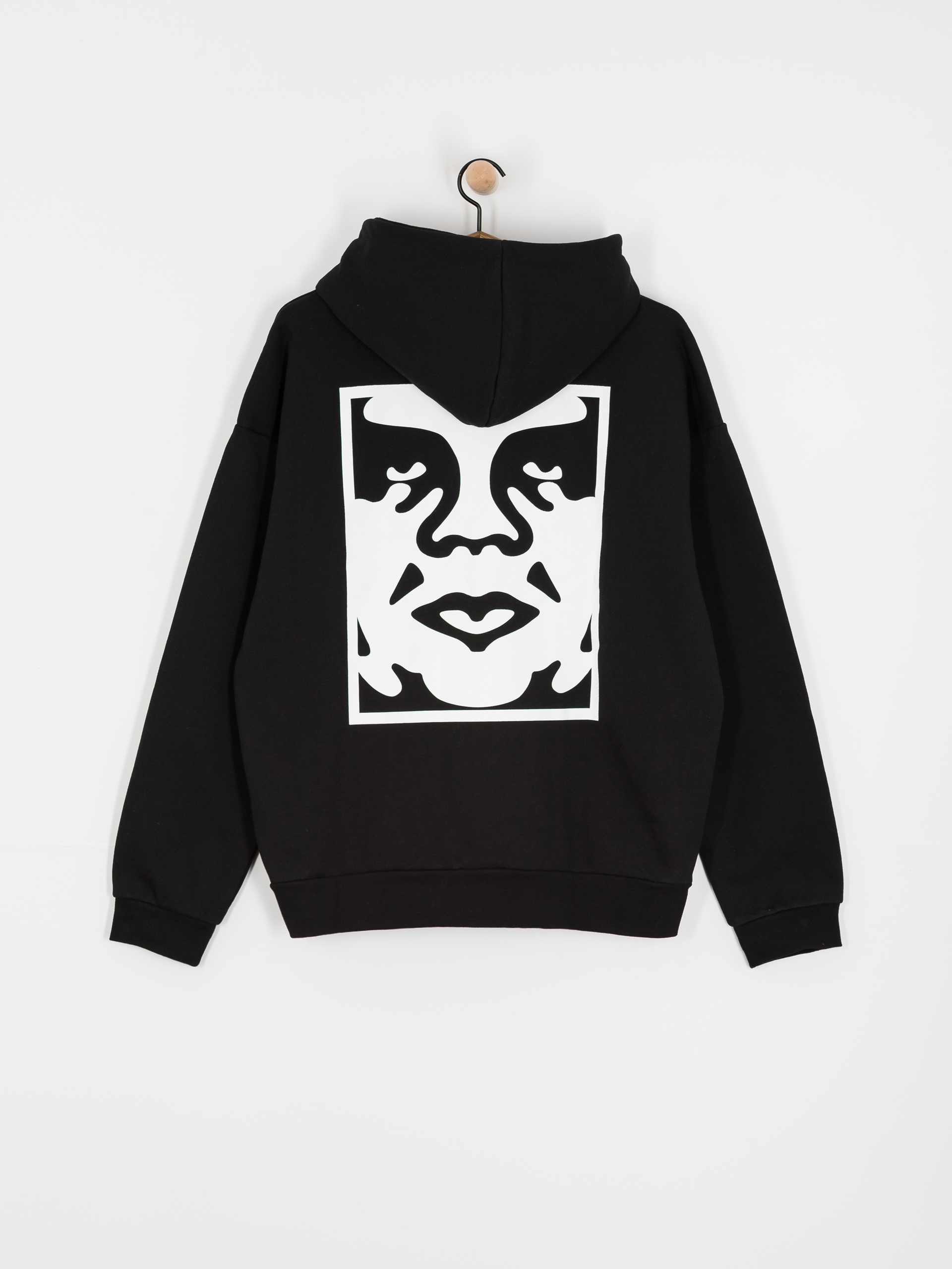 Bluza z kapturem OBEY Bold Icon Extra Heavy HD (black)