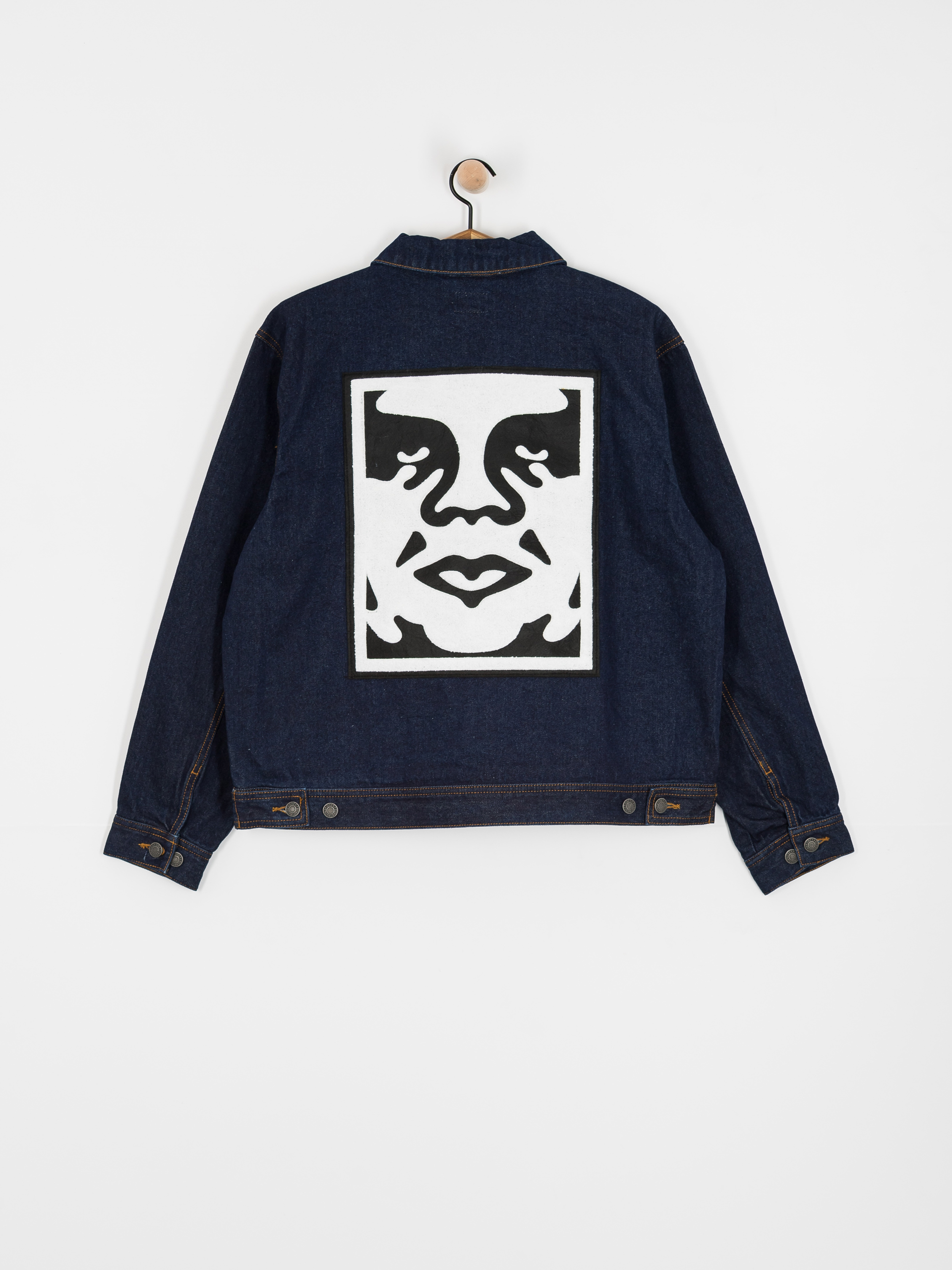 Kurtka OBEY Icon Hardwork (rinse indigo)