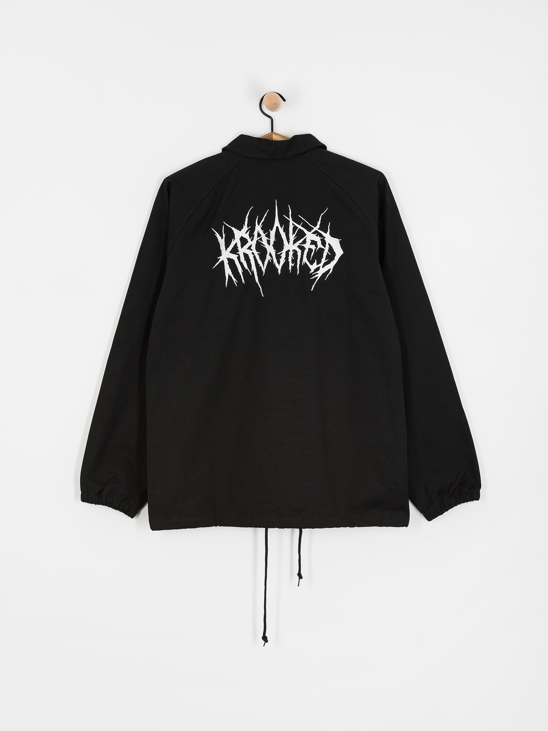 Kurtka Krooked Necro Skript (black/white)