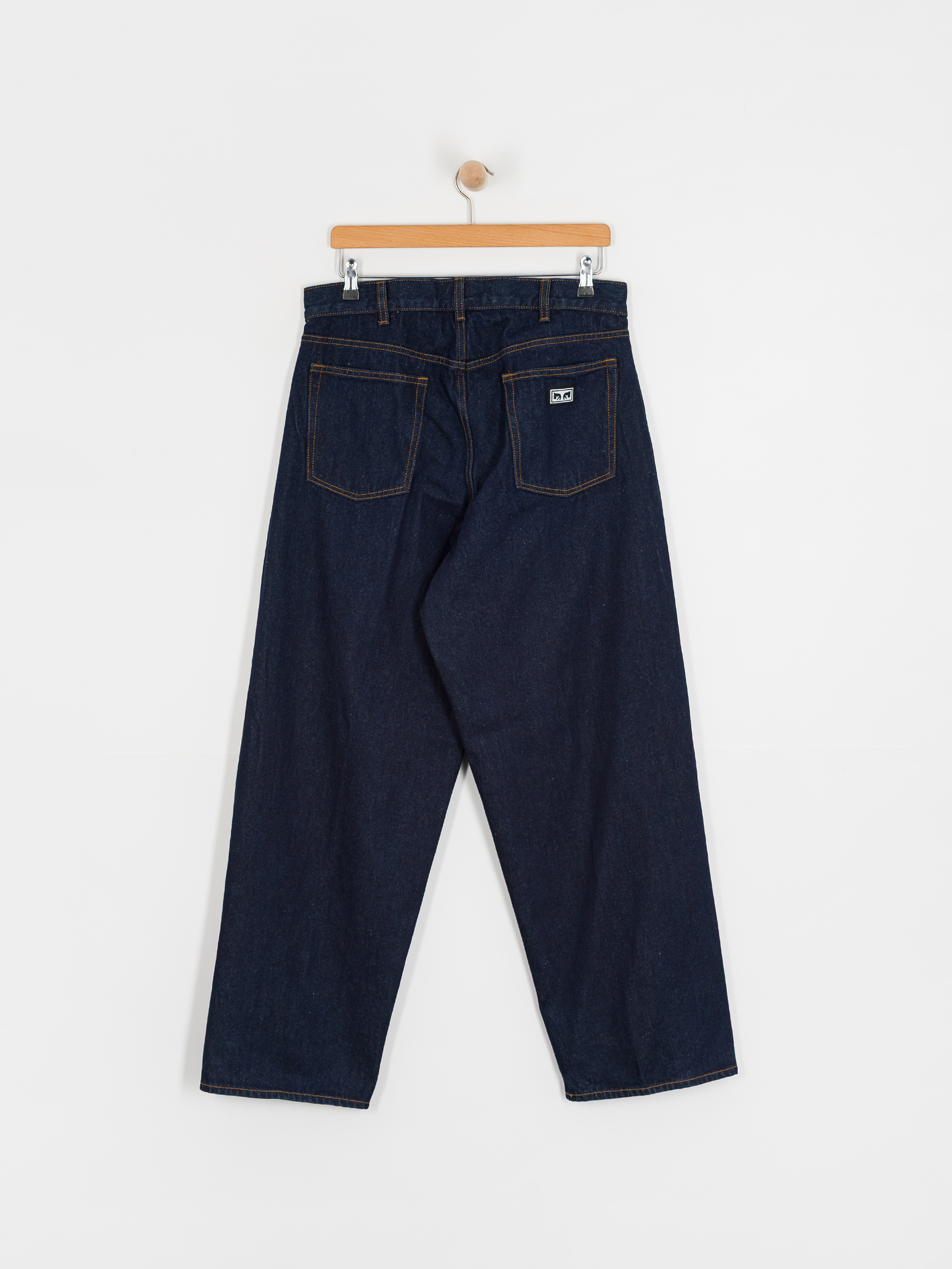 Spodnie OBEY Bigwig Baggy Denim (rinse indigo)
