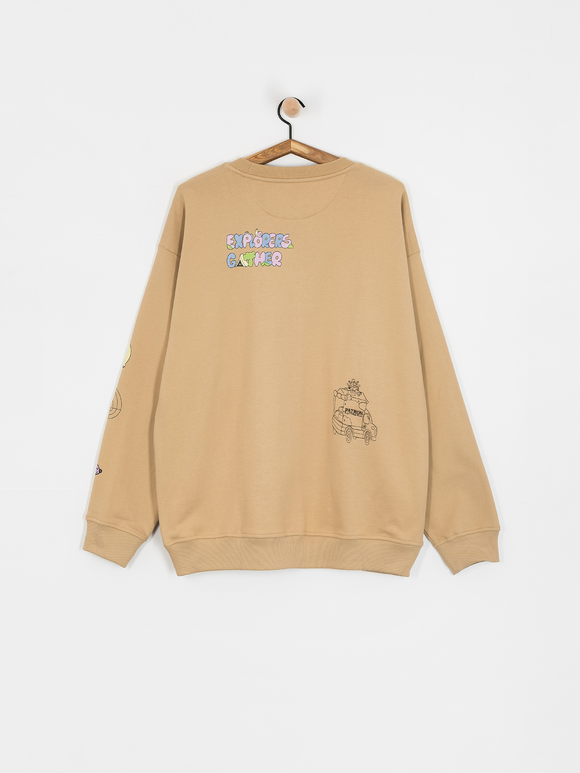 Bluza The North Face Mountain Cleanup Oversized (khaki stone)