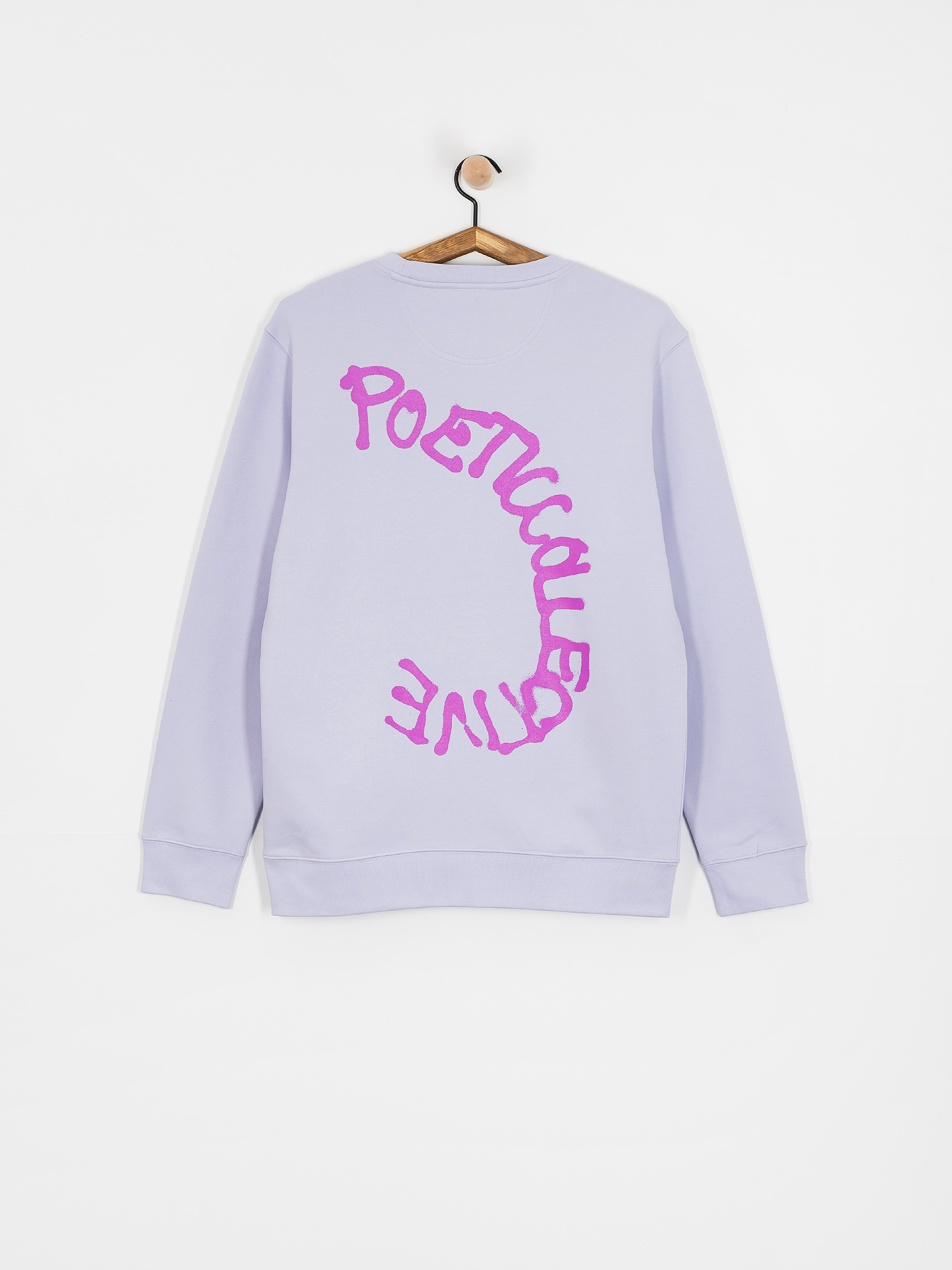 Bluza Poetic Collective Spray Text (purple)