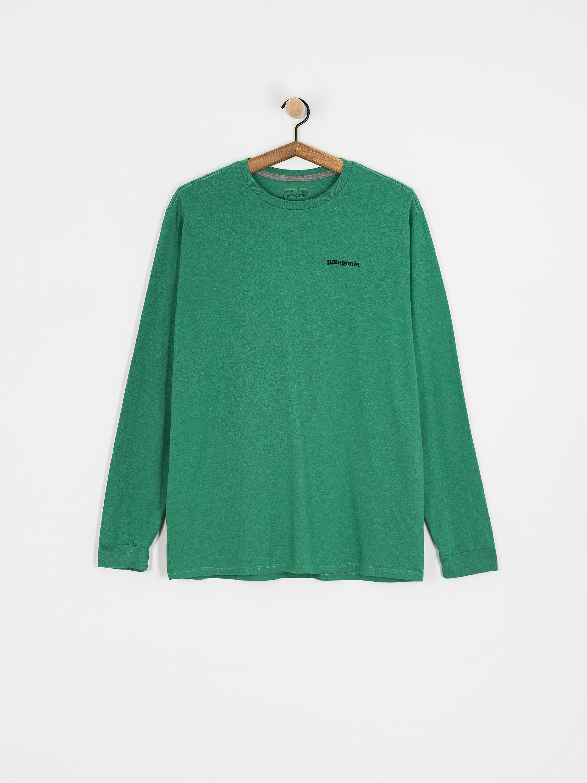 Longsleeve Patagonia P 6 Logo Responsibili - czarny (black)