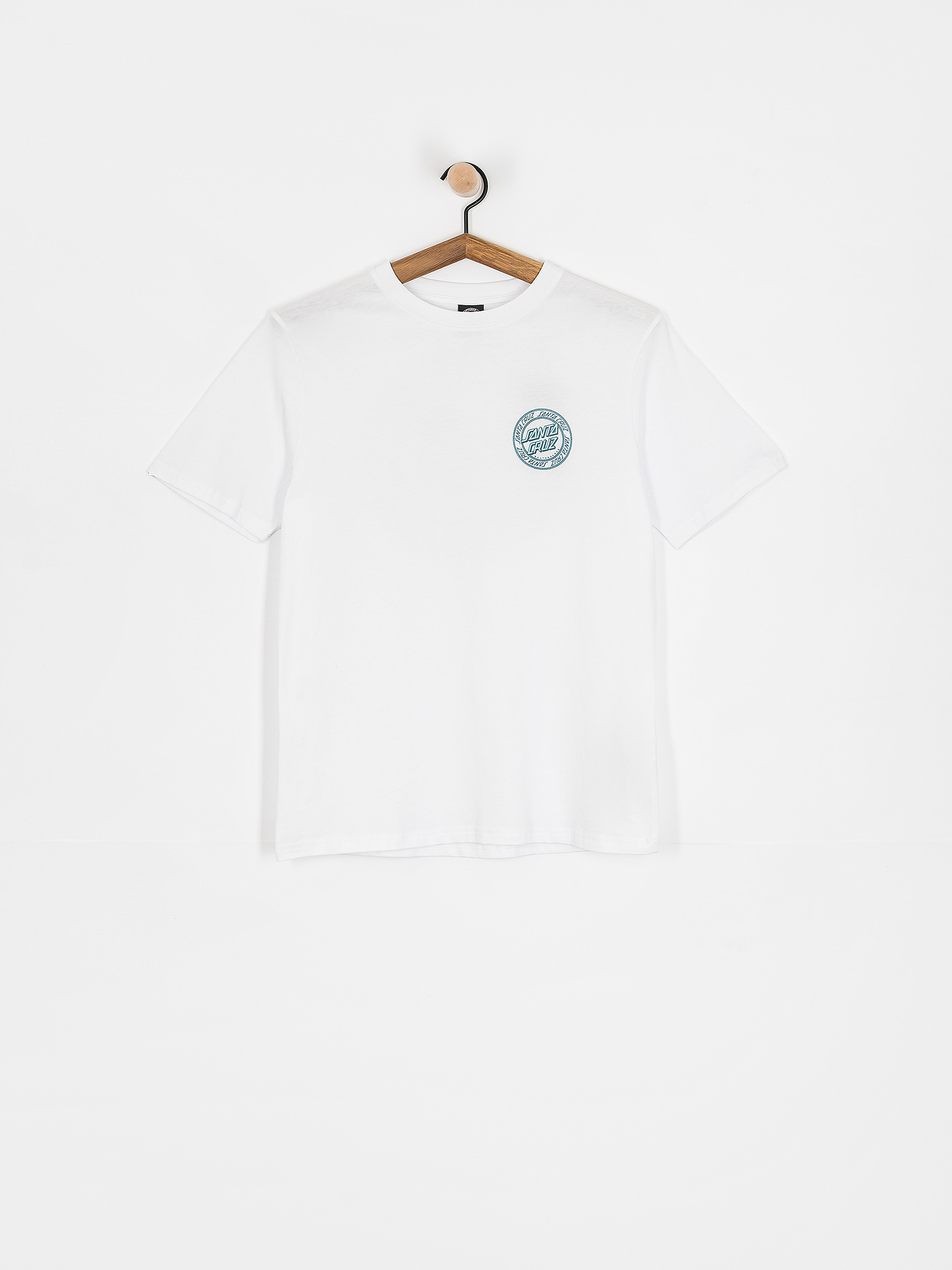 T-shirt Santa Cruz Check Outline Ringed Dot Wmn (white)