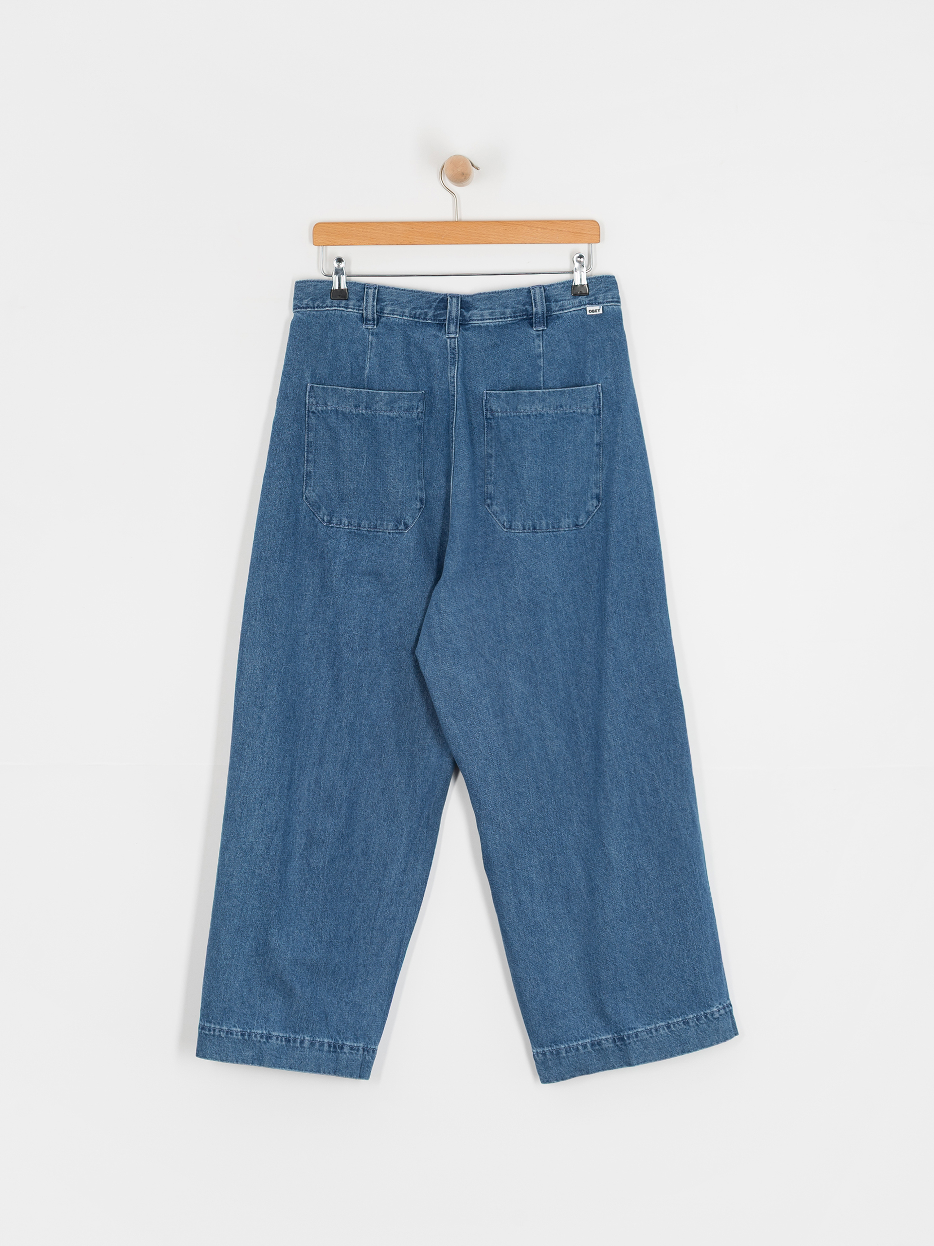Spodnie OBEY Oliver Denim Pleated (light indigo)