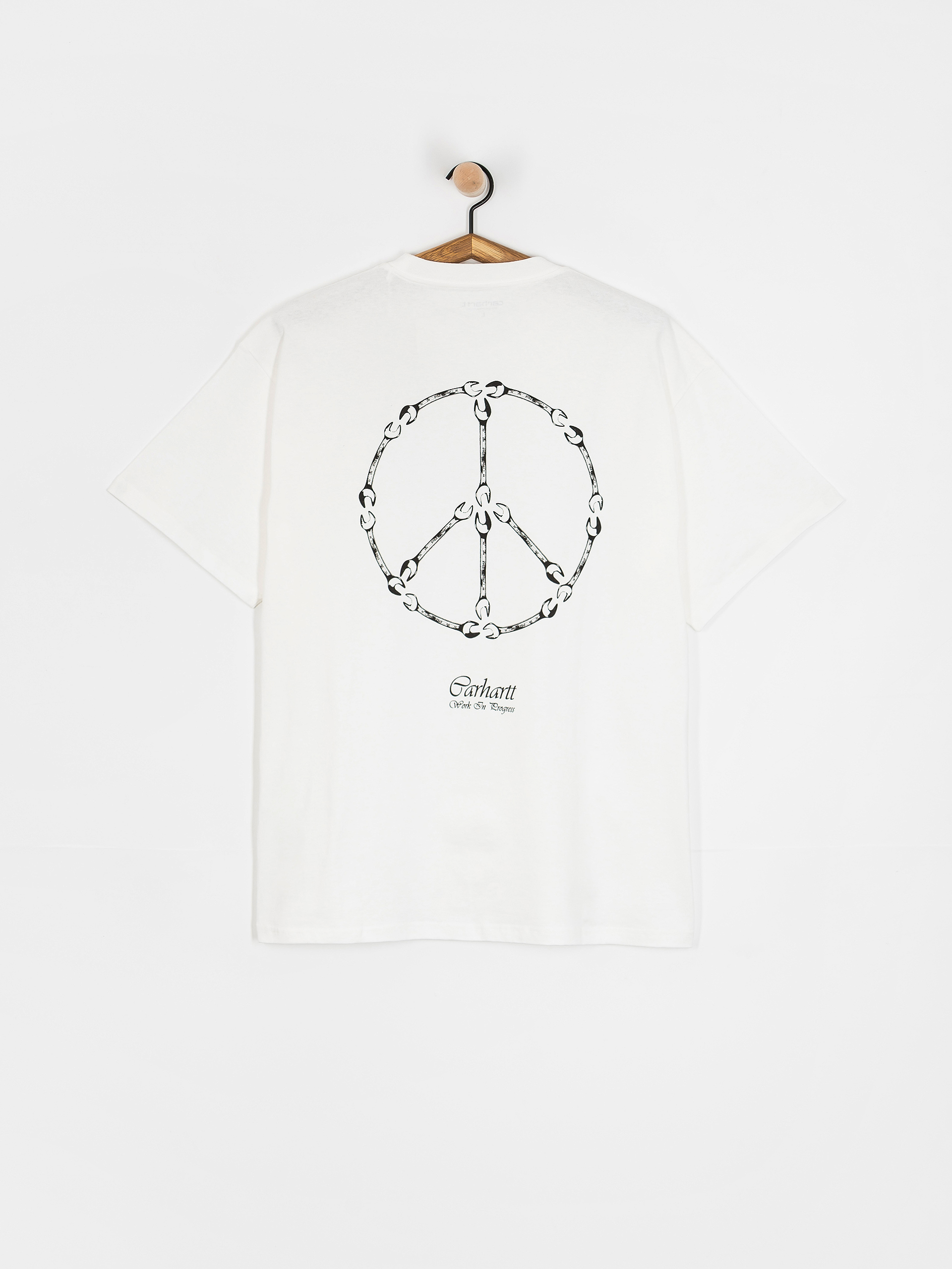 T-shirt Carhartt WIP Peace And Work (white/black)