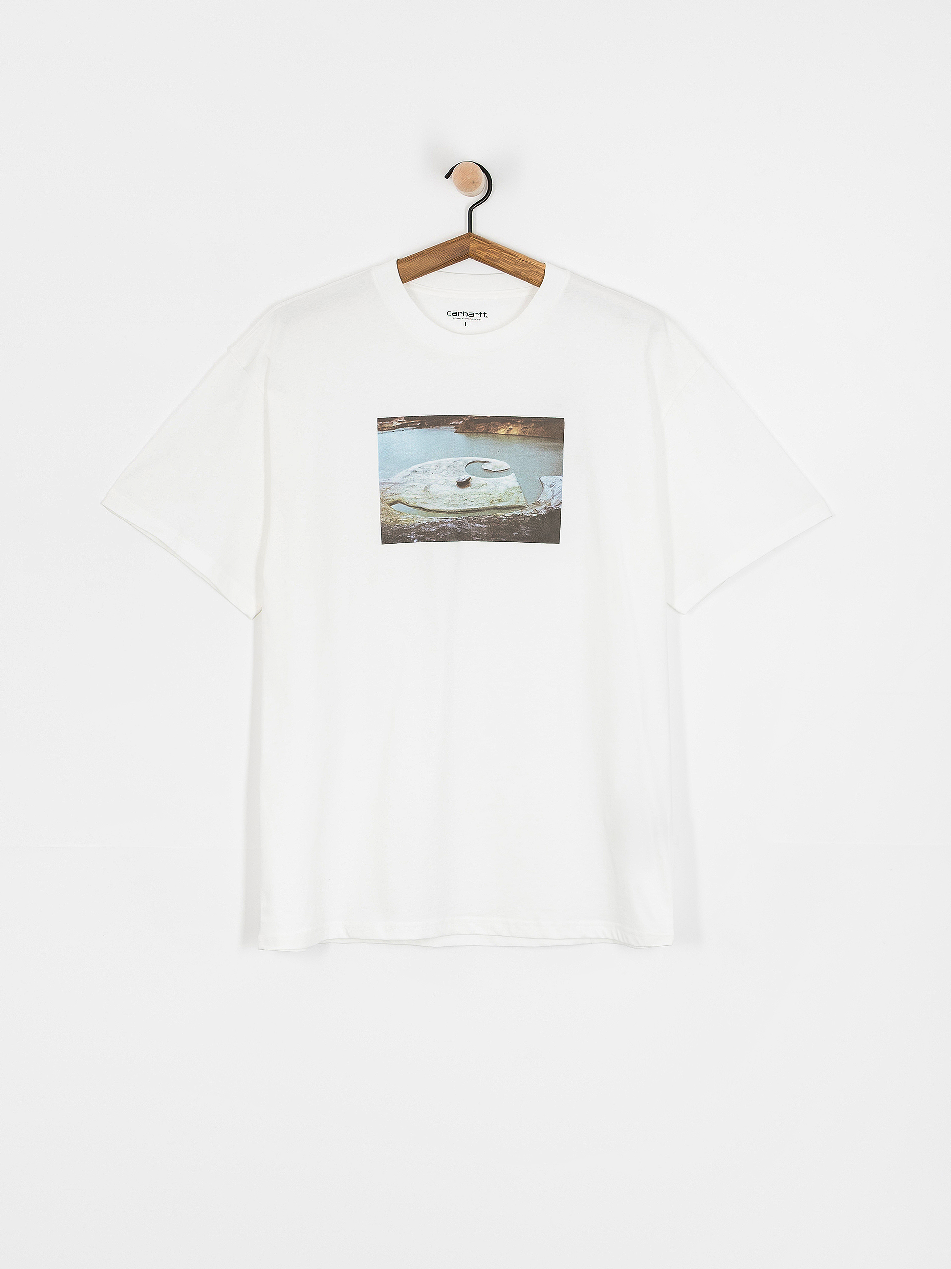 T-shirt Carhartt WIP Muddy Water (white)