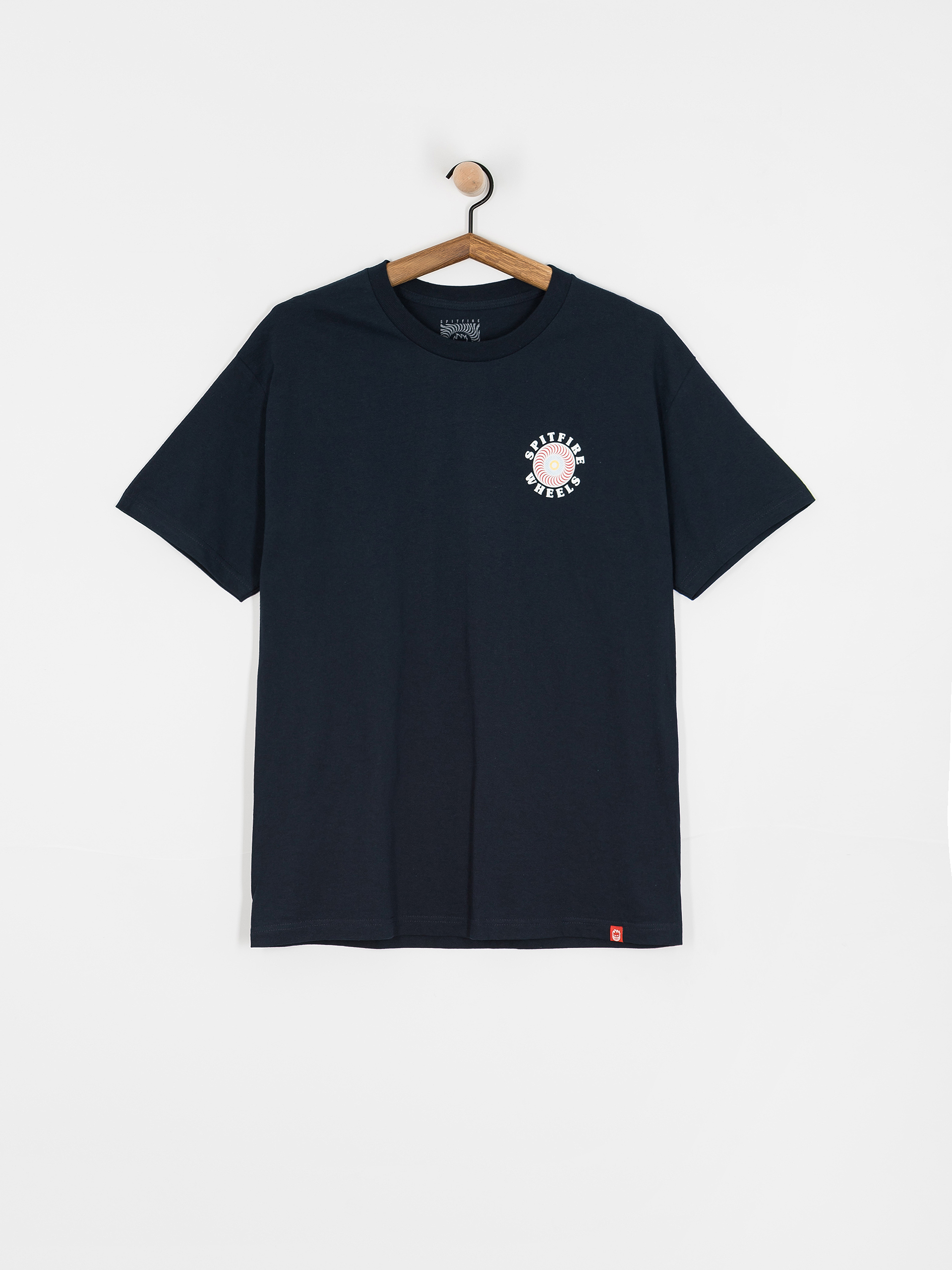 T-shirt Spitfire Og Classic Fill (true navy/white red yellow & blue prints)