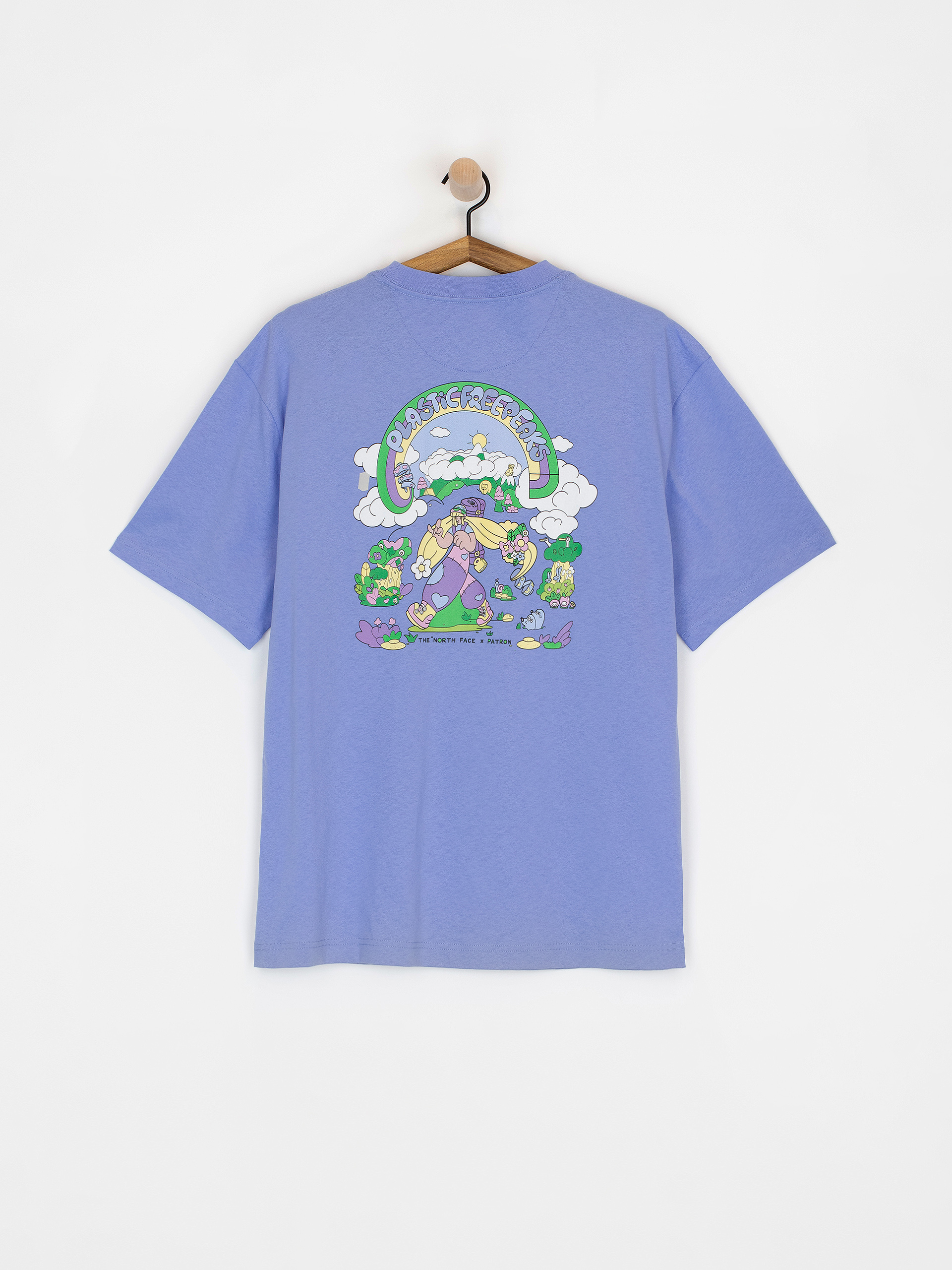 [The North Face] W’S COTTON BASIC S/S R/TEE - LAVENDER The North Face t-shirt bawełniany W S/S Essential Oversize
