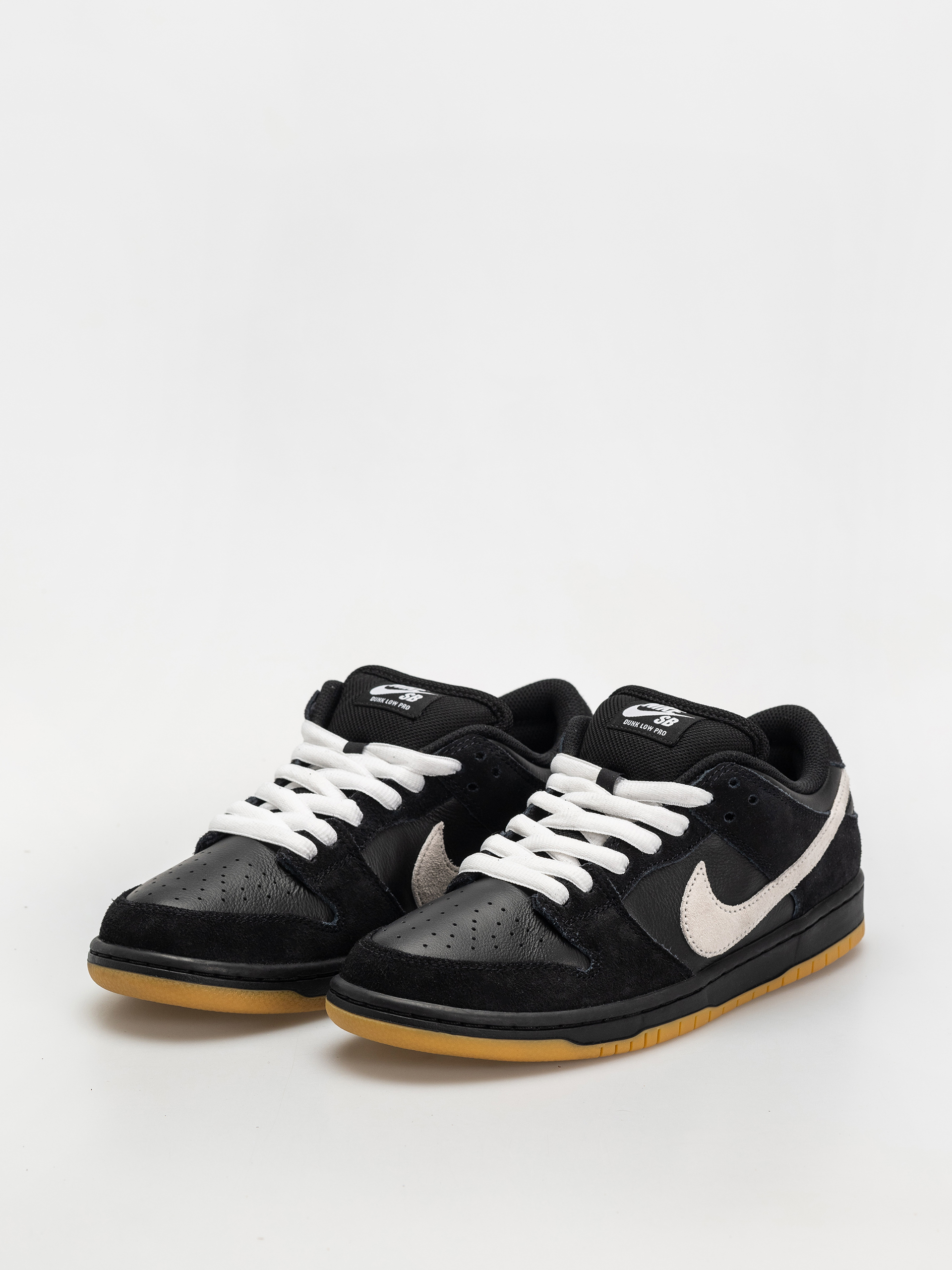 Buty Nike SB Dunk Low Pro (black/white black gum light brown)