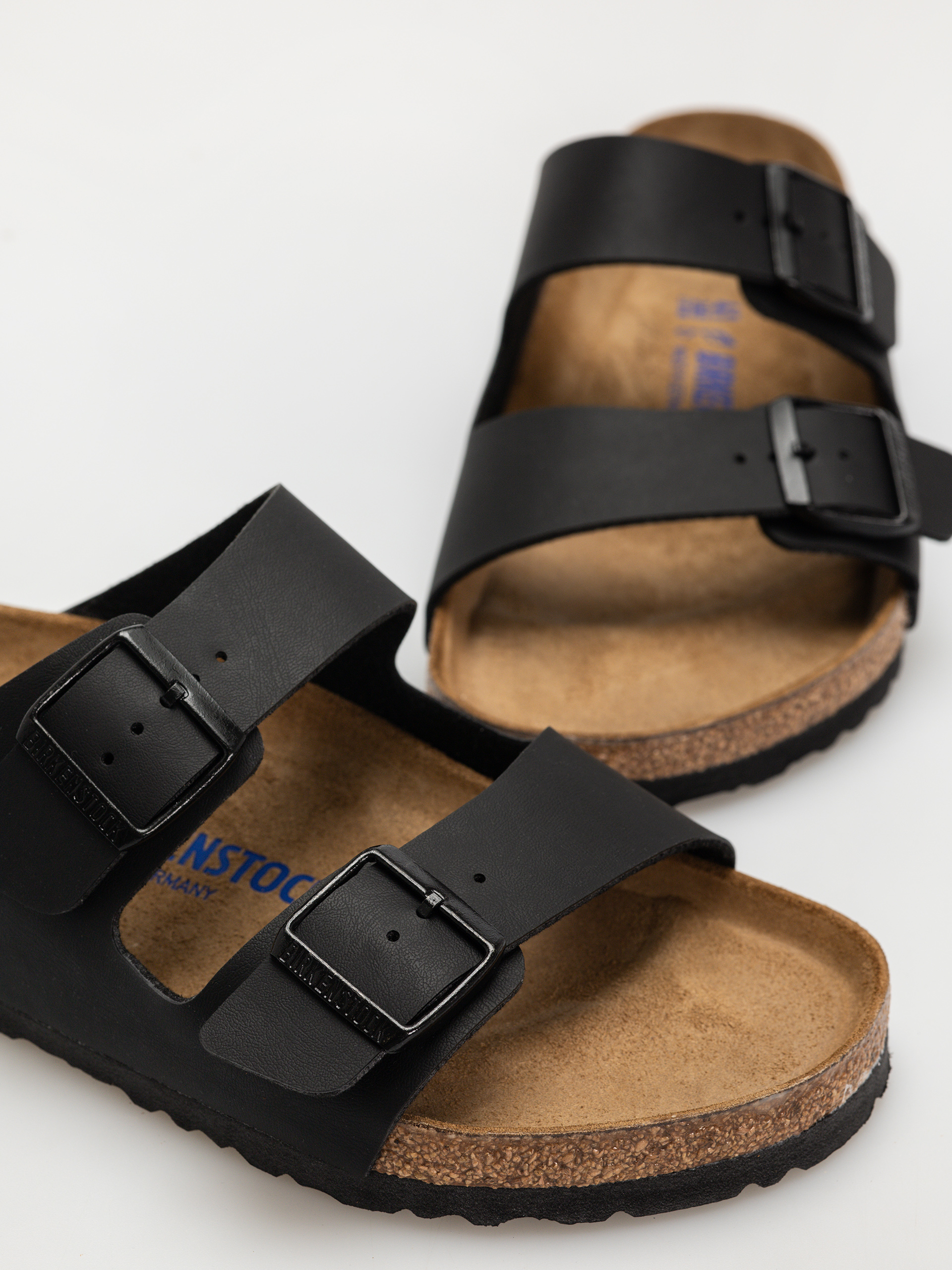 Klapki Birkenstock Arizona Briko Flor Regular (black)