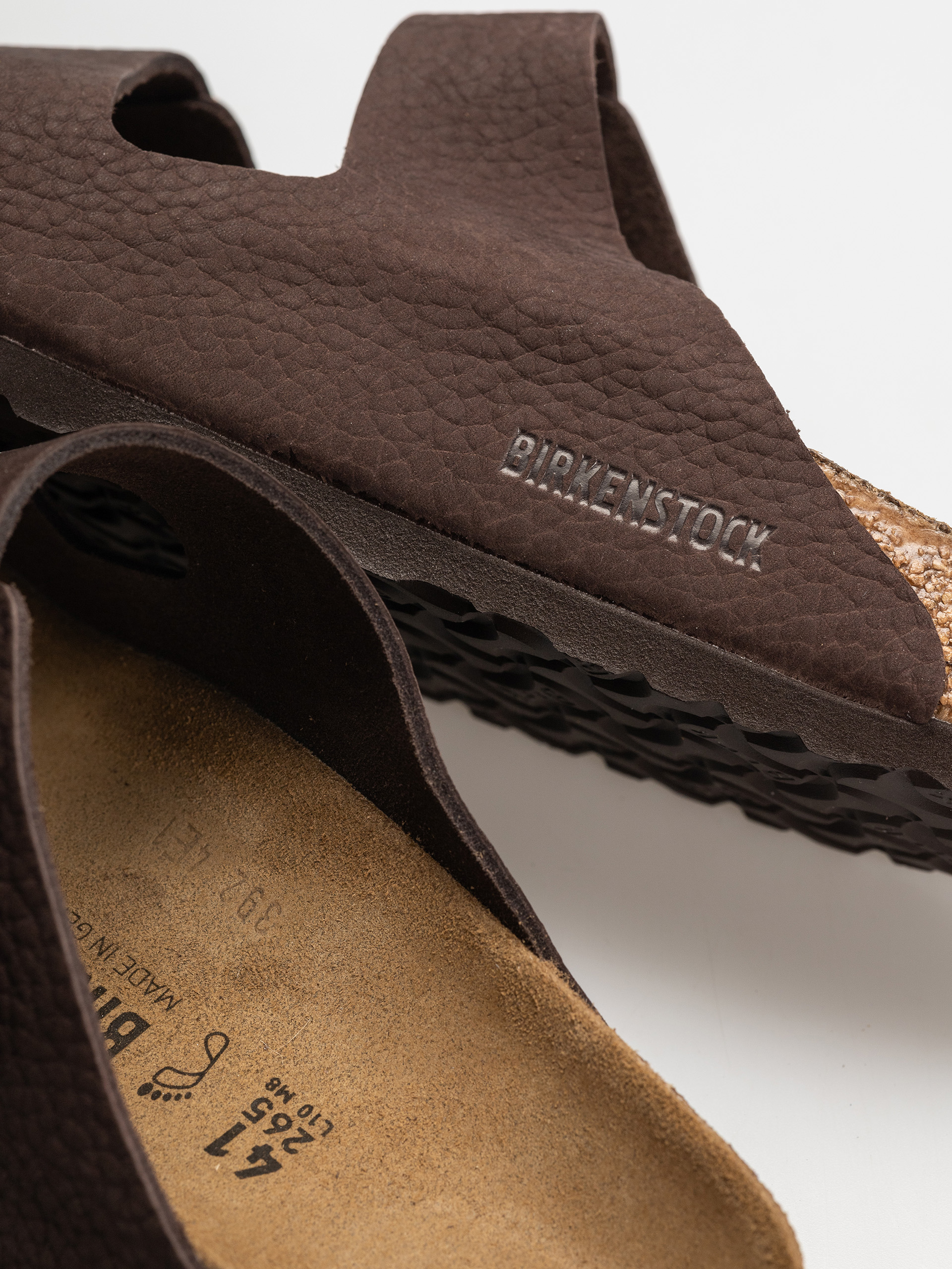 Klapki Birkenstock Arizona Nubuck Leather Regular (desert buck roast)
