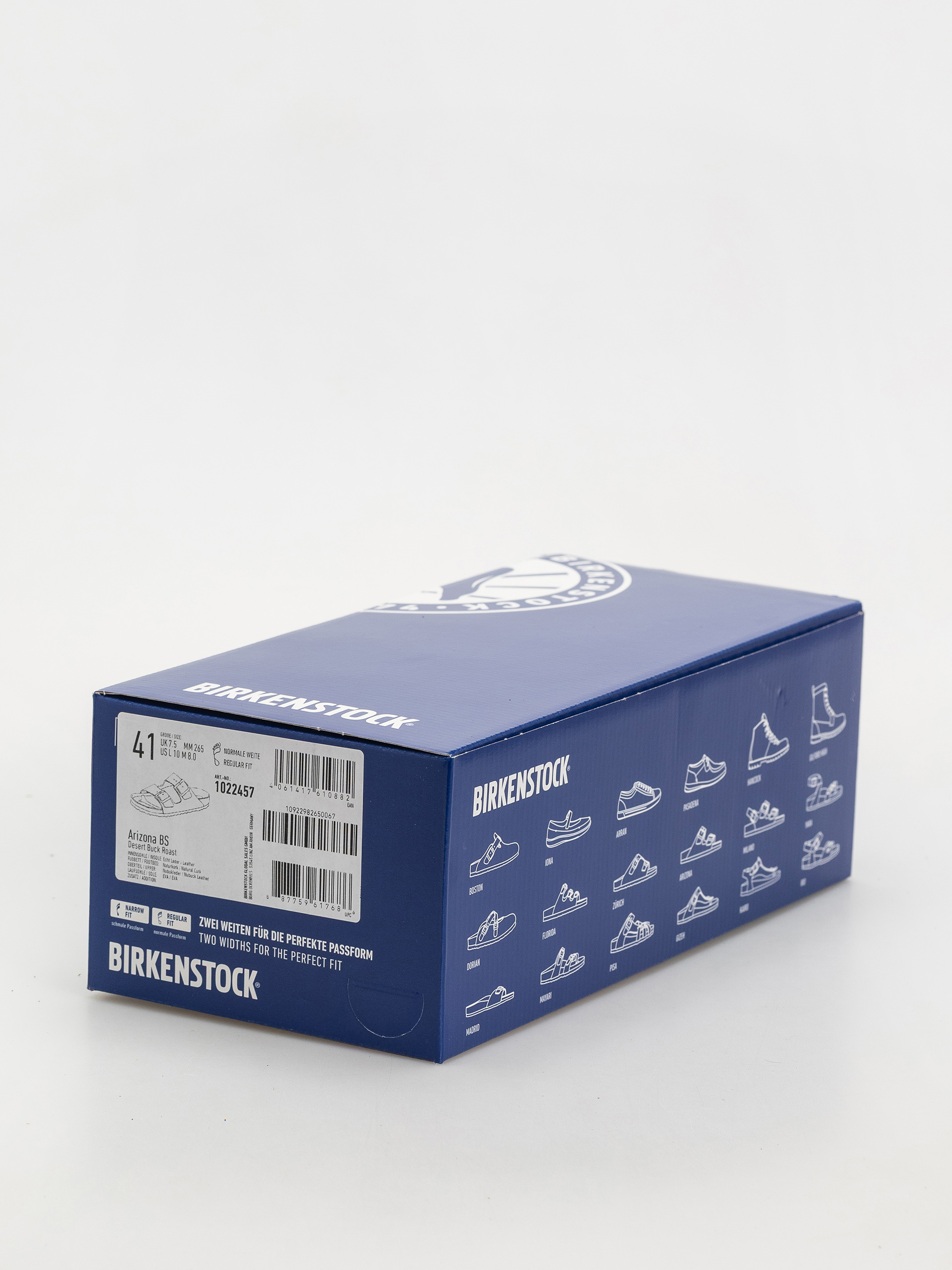 Klapki Birkenstock Arizona Nubuck Leather Regular (desert buck roast)