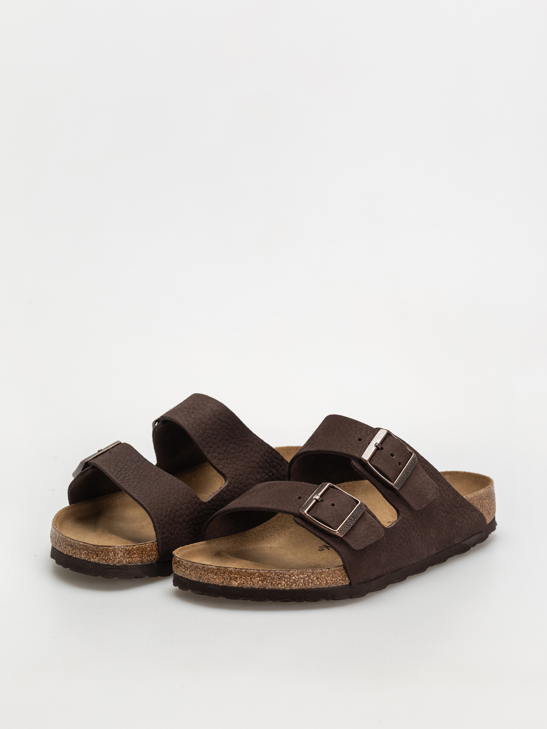 Klapki Birkenstock Arizona Nubuck Leather Regular (desert buck roast)