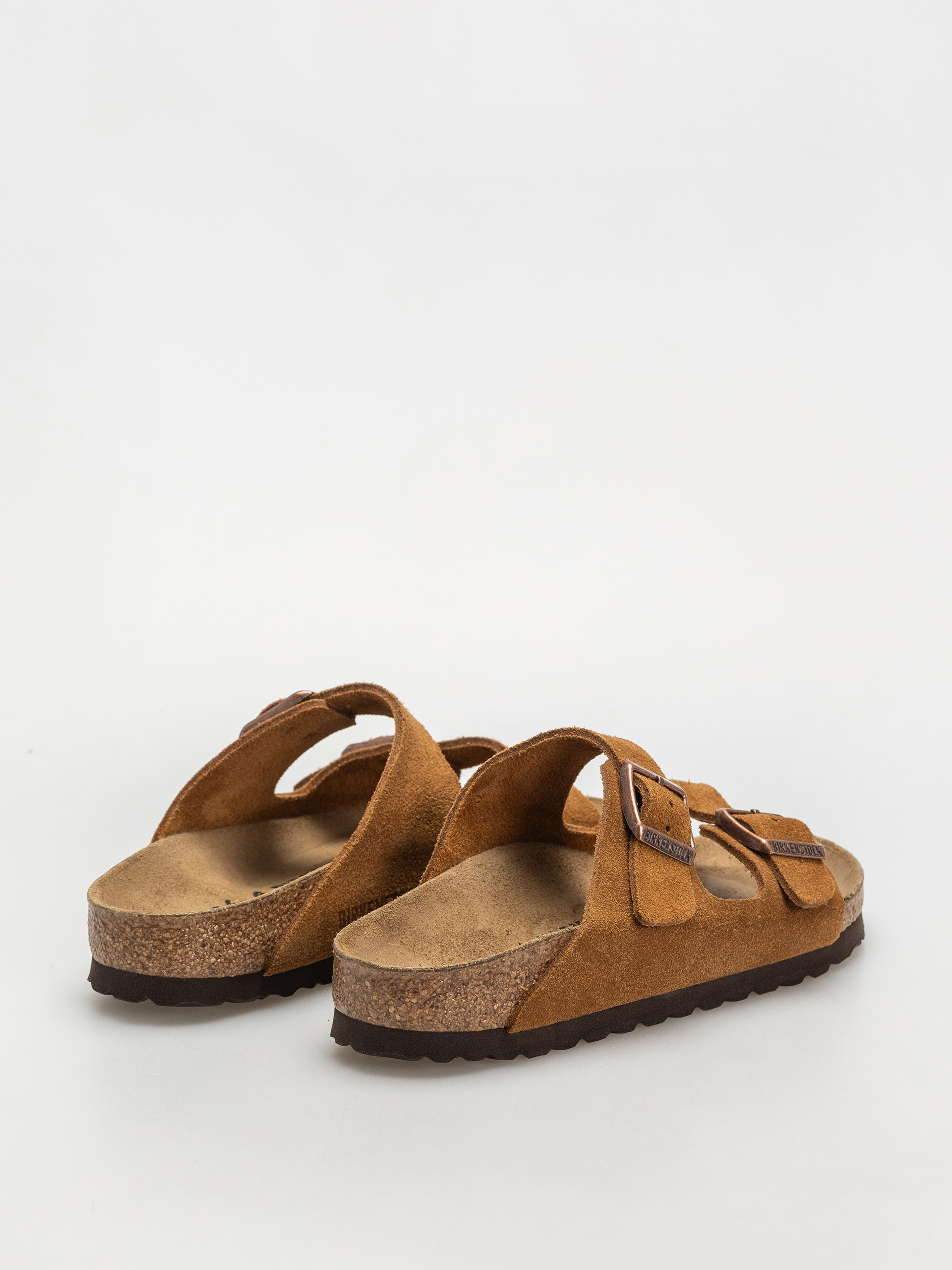 Klapki Birkenstock Arizona Suede Leather Narrow Wmn (mink)
