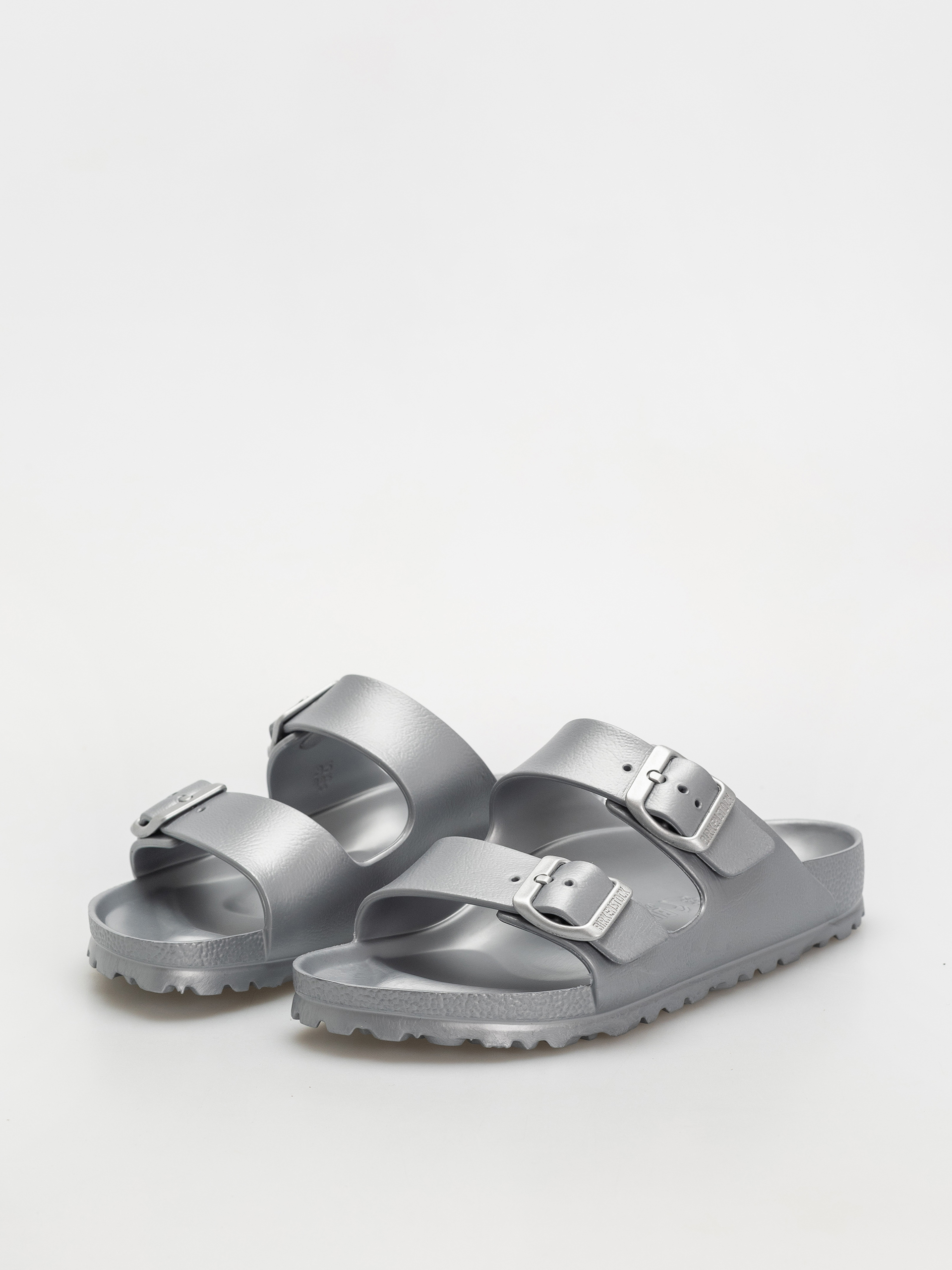 Klapki Birkenstock Arizona EVA Narrow Wmn (metallic silver)