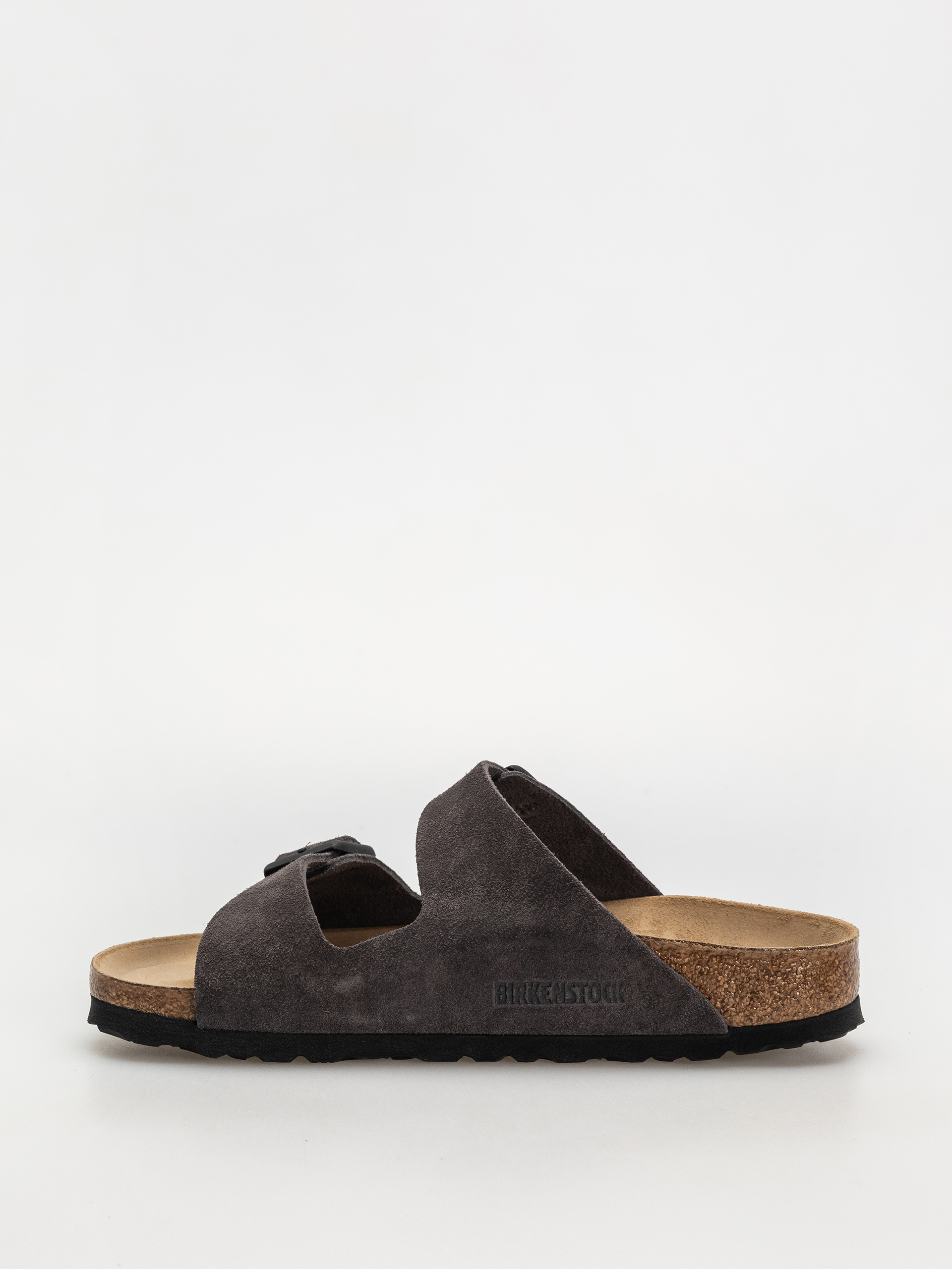 Klapki Birkenstock Arizona Suede Leather Narrow Wmn (velvet grey)