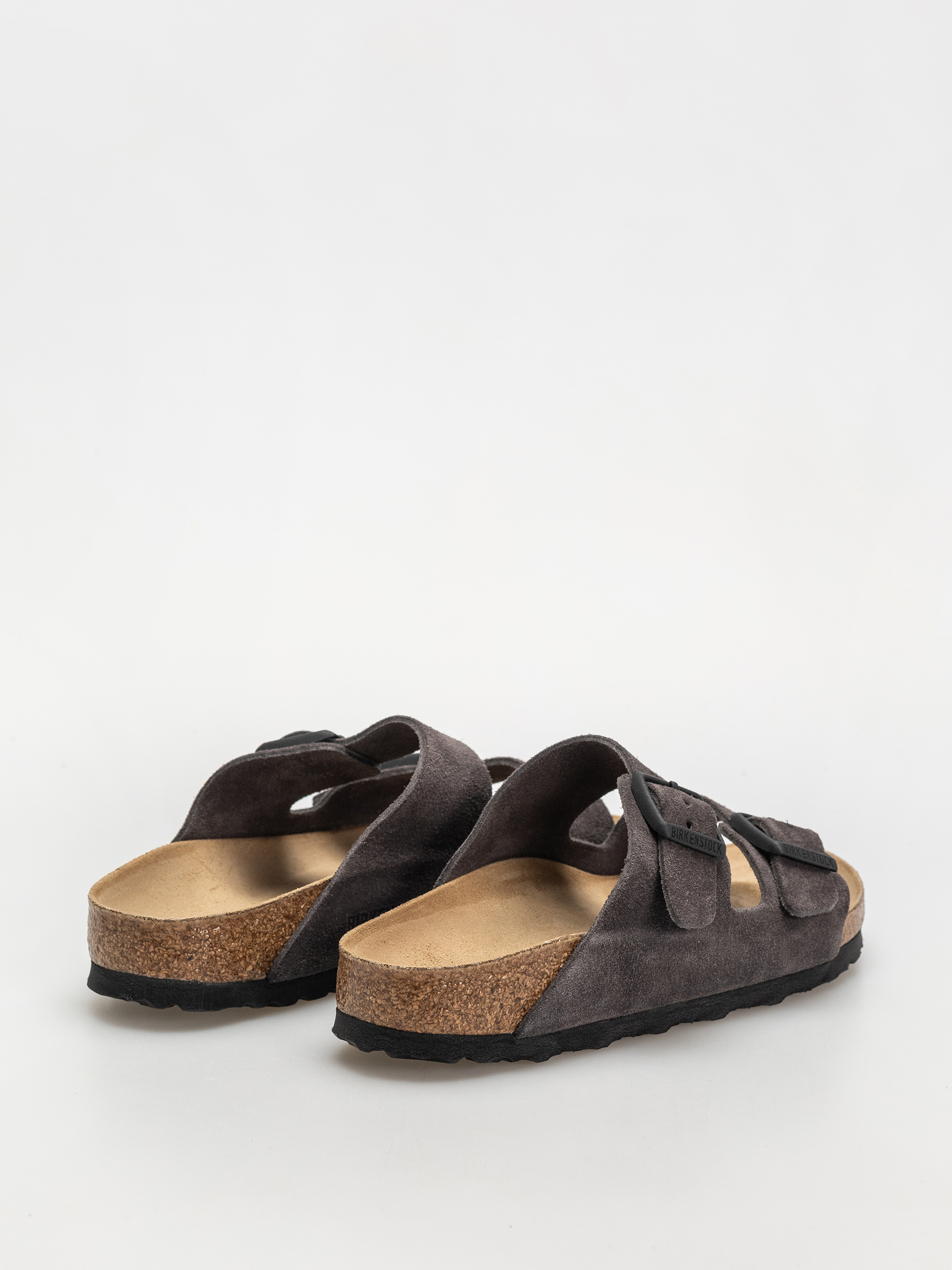 Klapki Birkenstock Arizona Suede Leather Narrow Wmn (velvet grey)