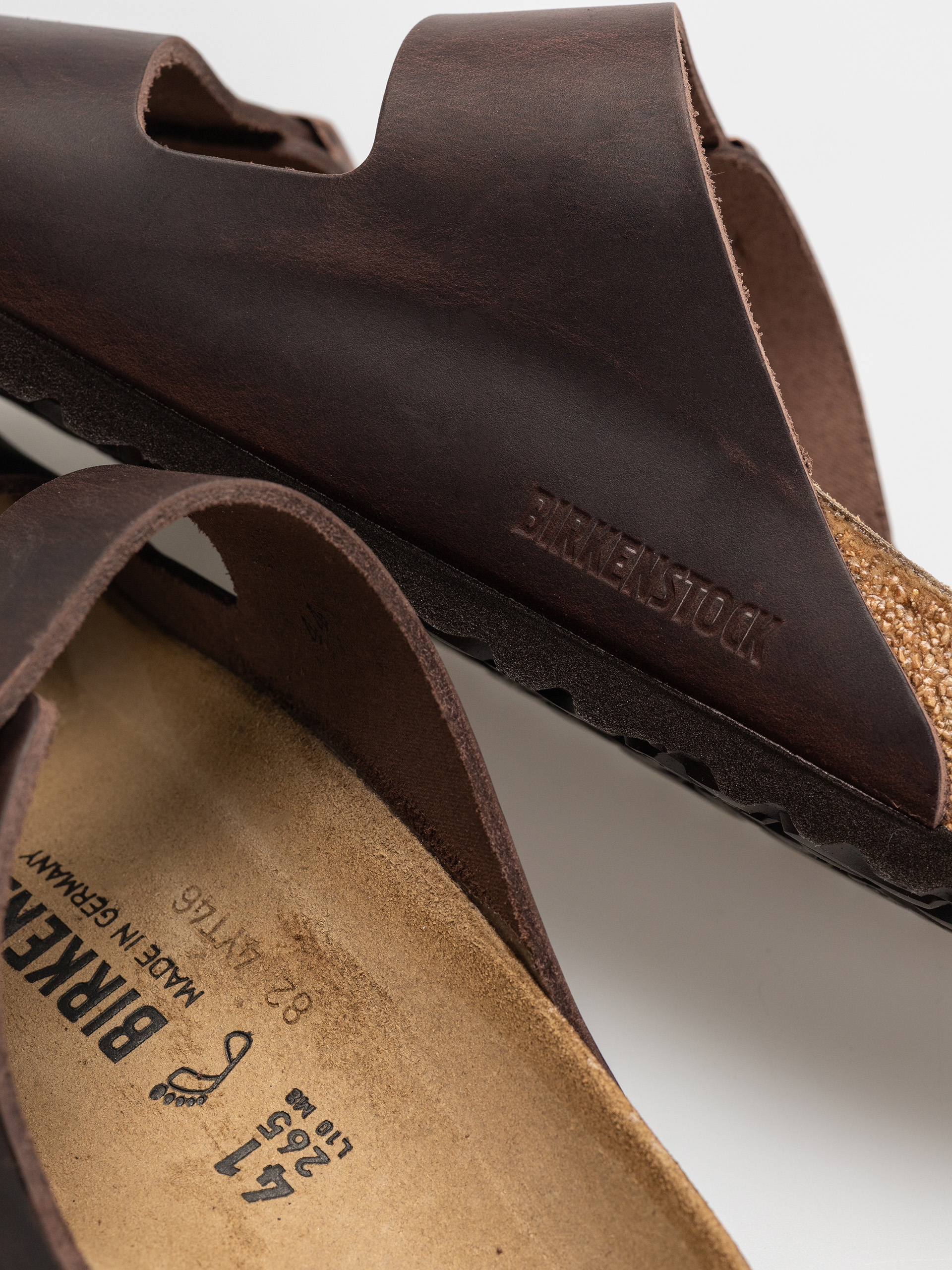 Klapki Birkenstock Arizona Oiled Leather Regular (habana)