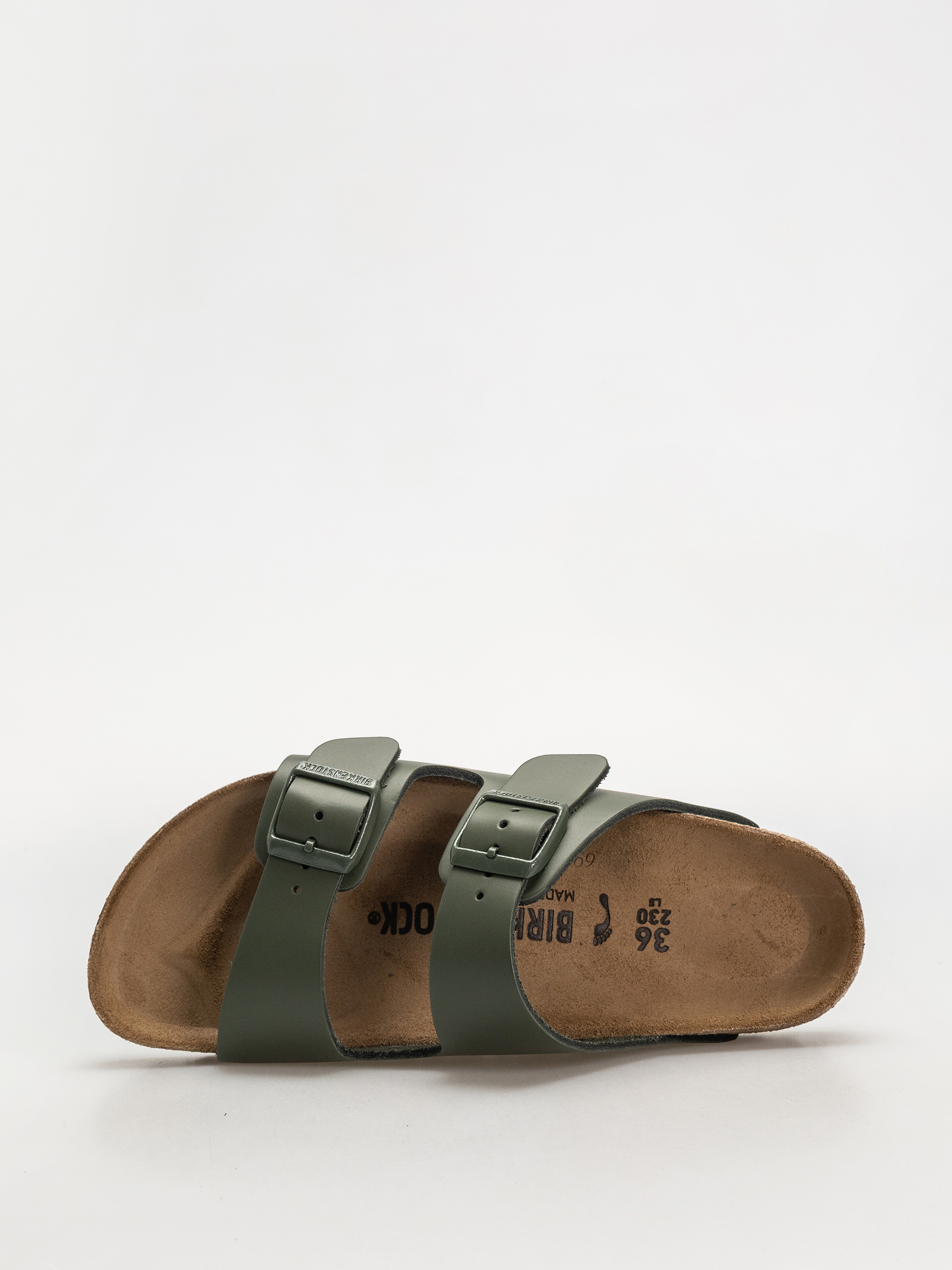 Klapki Birkenstock Arizona Natural Leather Narrow Wmn (thyme)