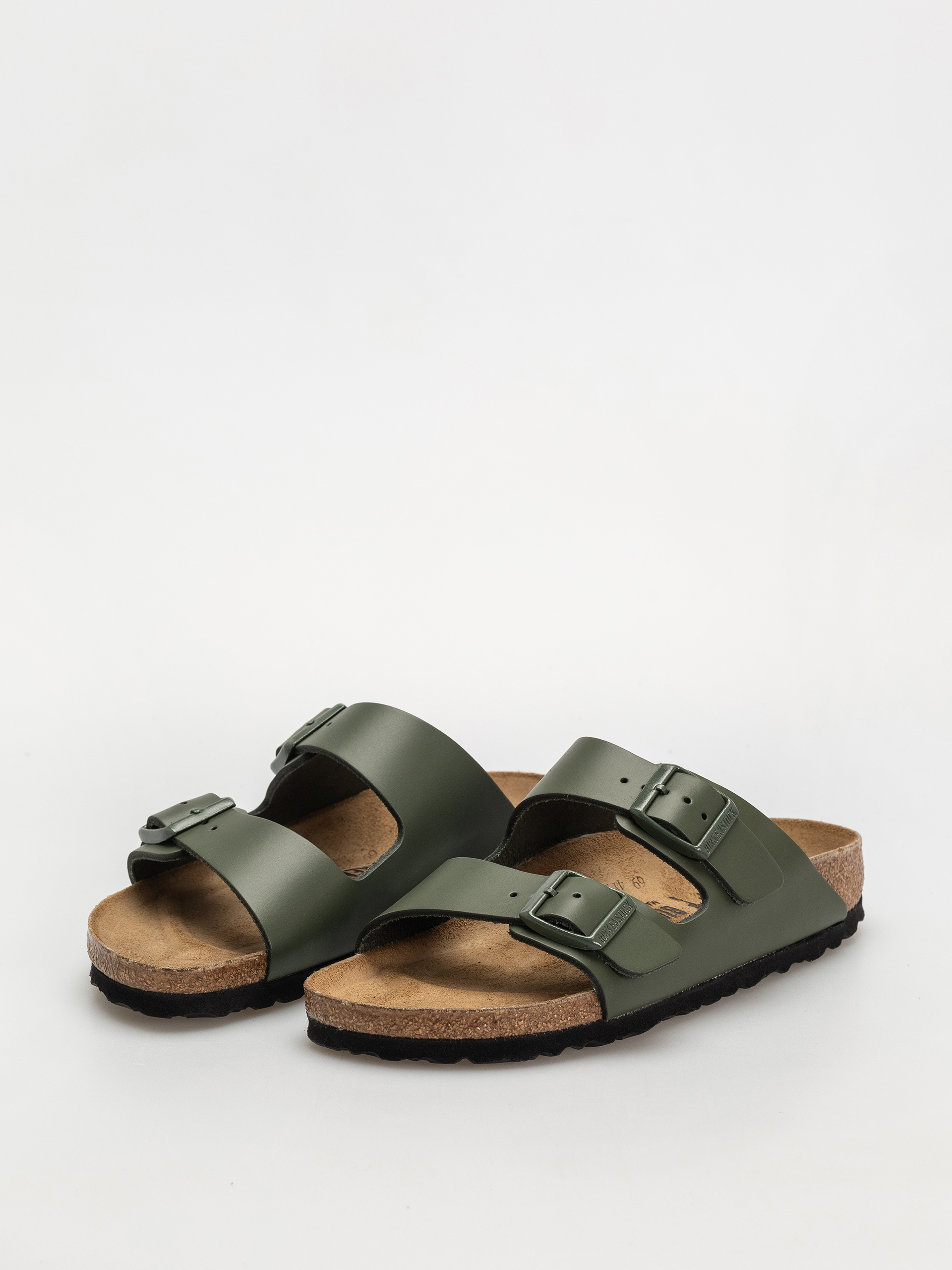 Klapki Birkenstock Arizona Natural Leather Narrow Wmn (thyme)