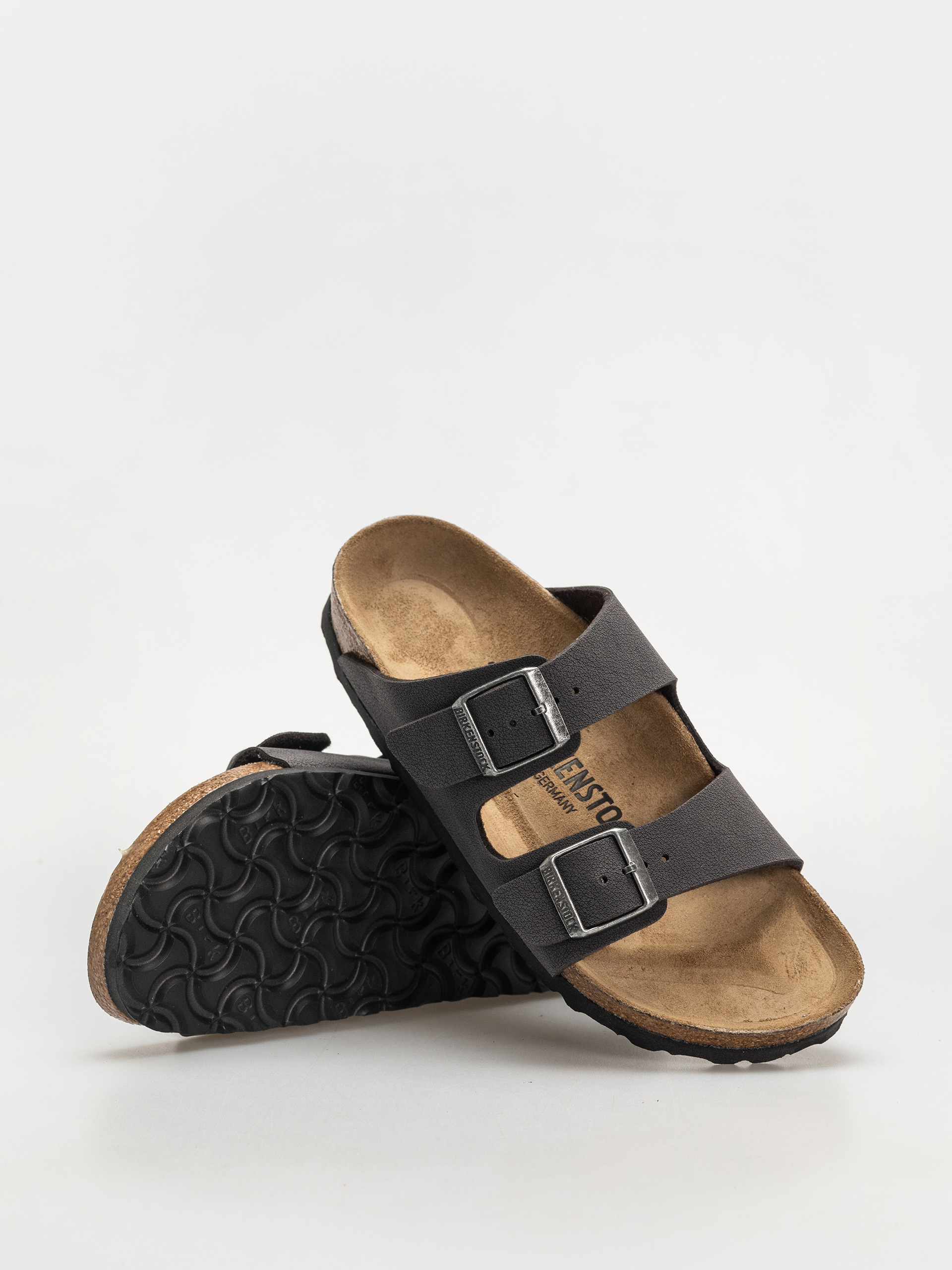 Klapki Birkenstock Arizona Birkibuc Narrow Wmn (velvet gray)