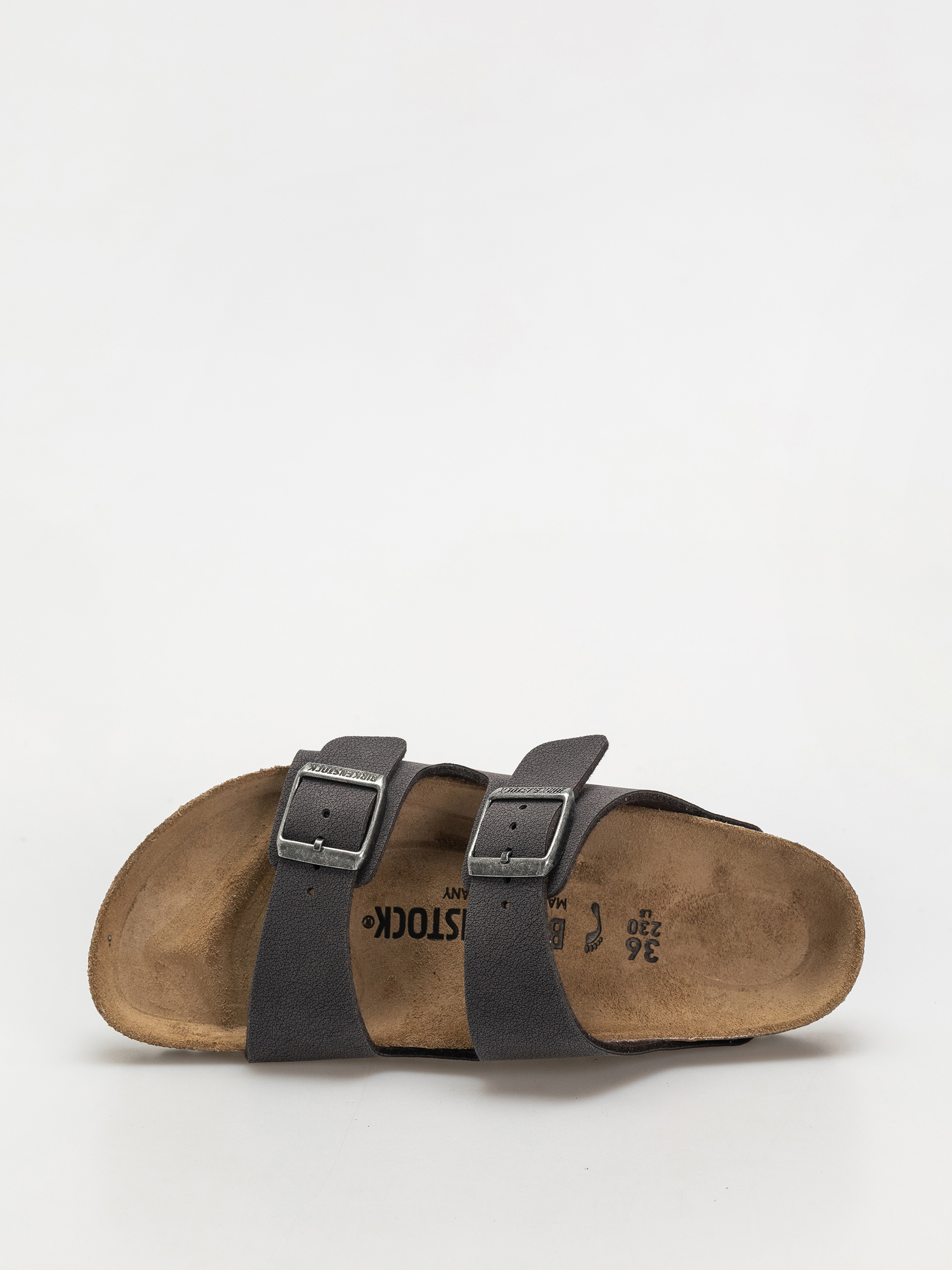 Klapki Birkenstock Arizona Birkibuc Narrow Wmn (velvet gray)