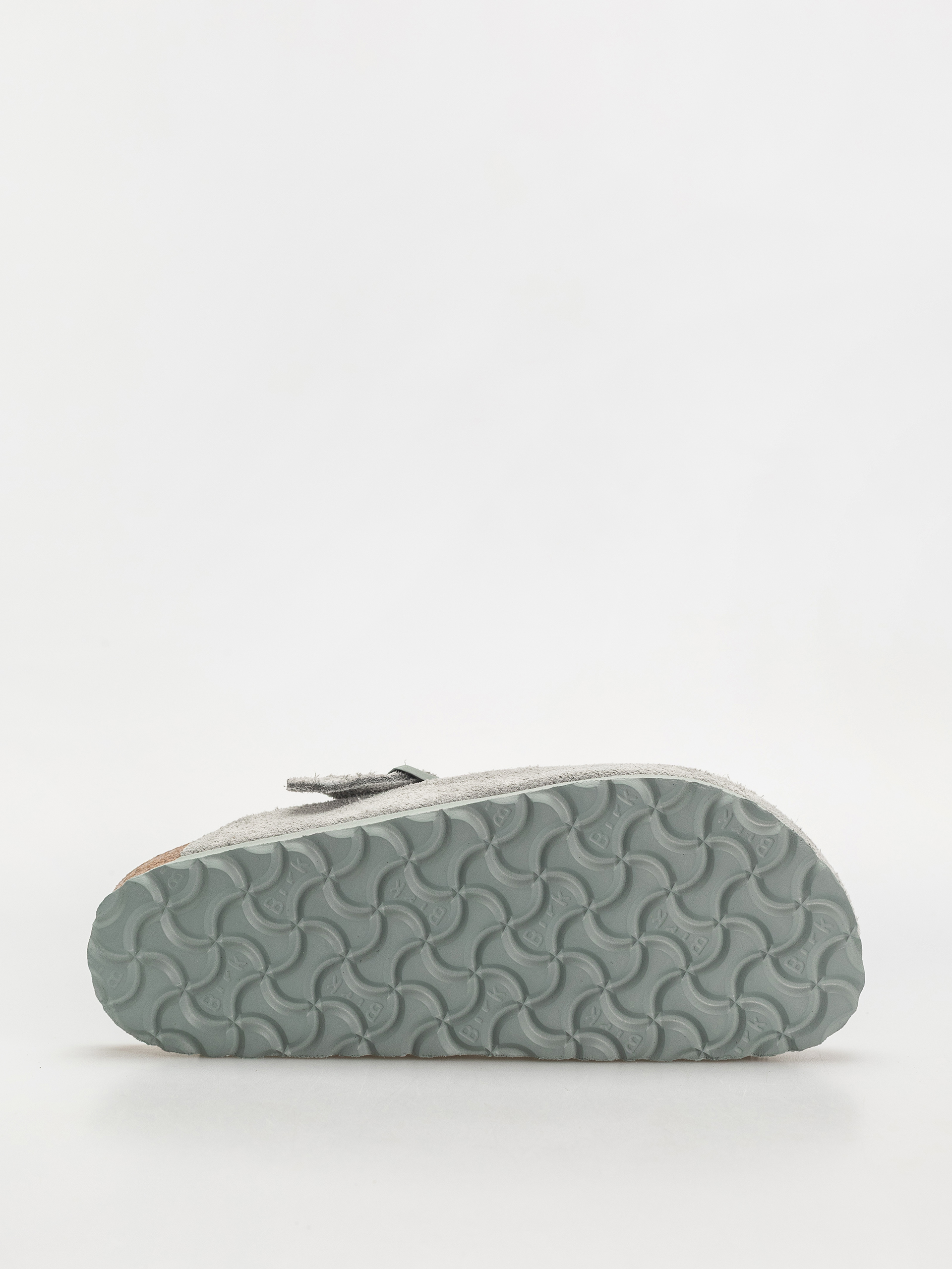 Klapki Birkenstock Boston Suede Leather Narrow Wmn (pure sage)