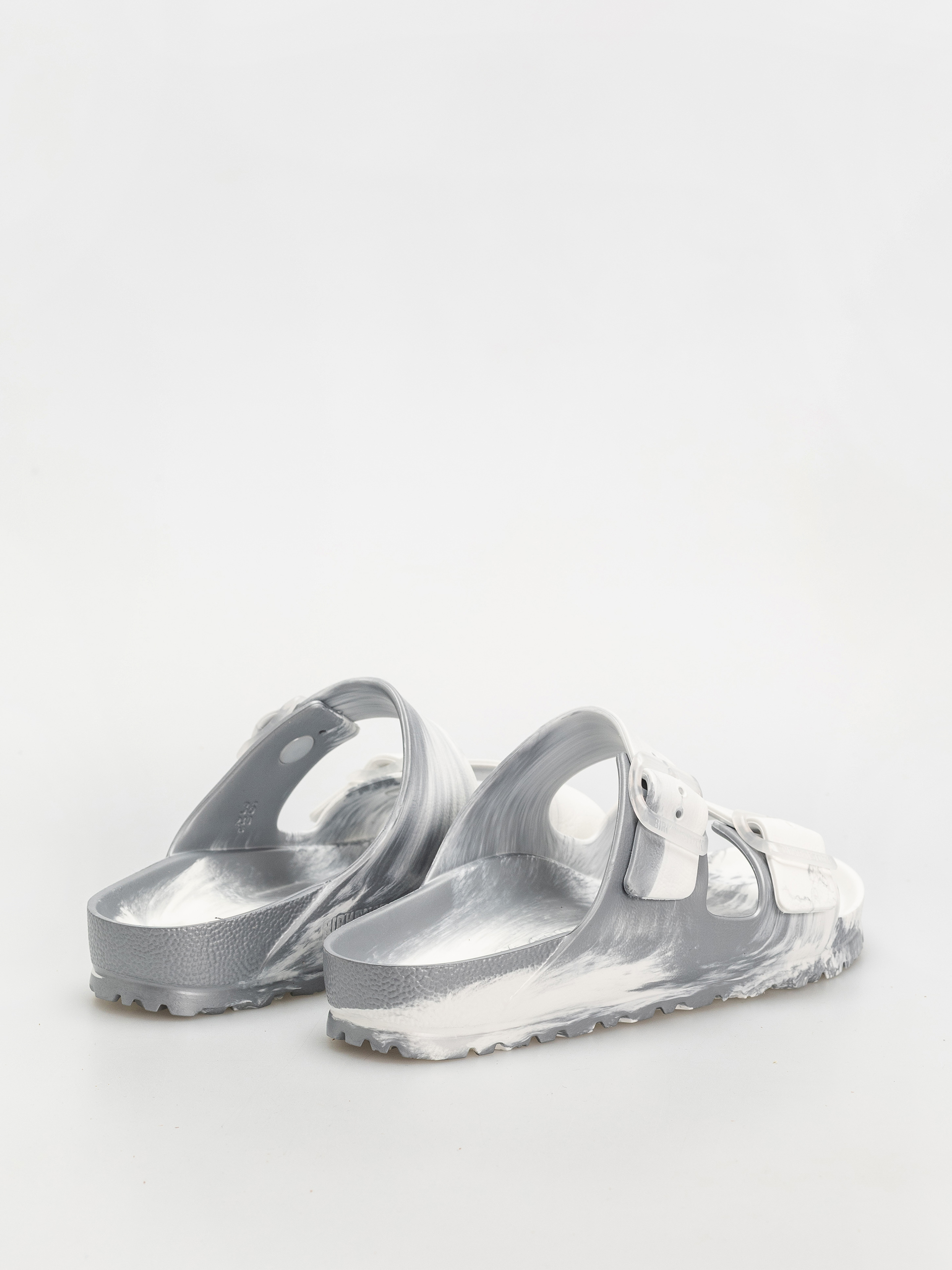 Klapki Birkenstock Arizona EVA Narrow Wmn (metallic silver multi)