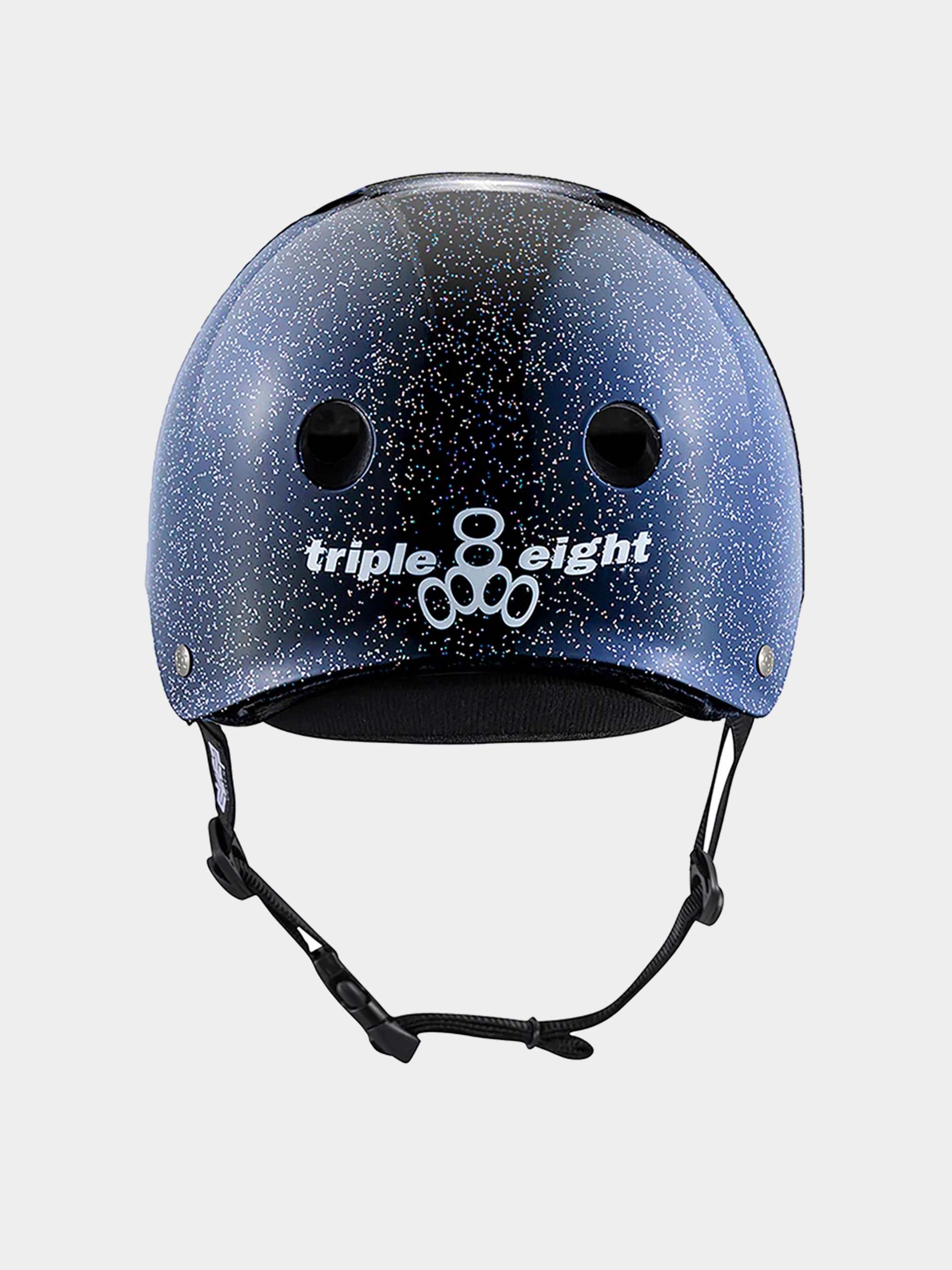 Kask Triple Eight Deep Cover Helmet (black glitter)