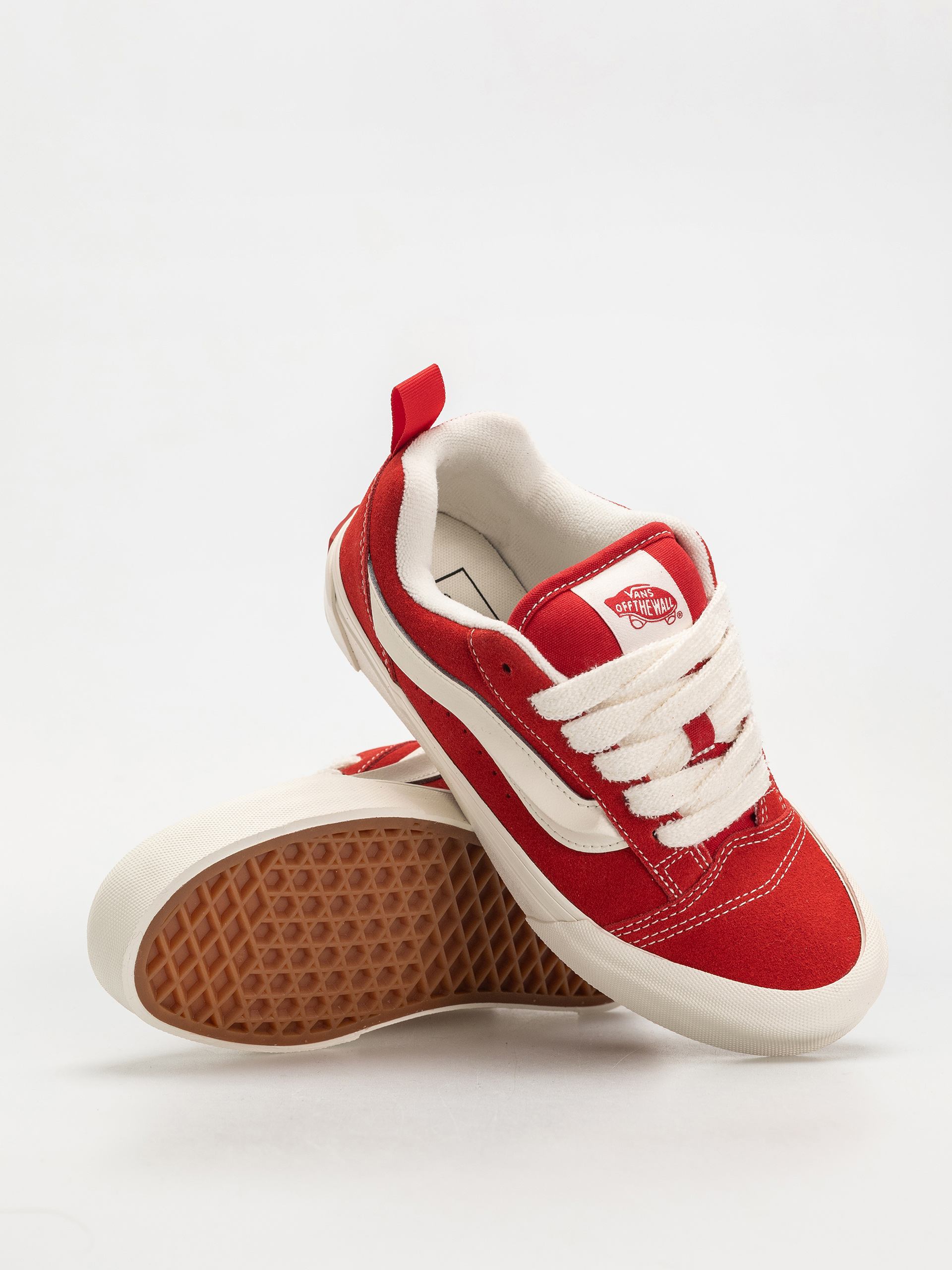 Buty Vans Knu Skool (racing red/marshmallow)