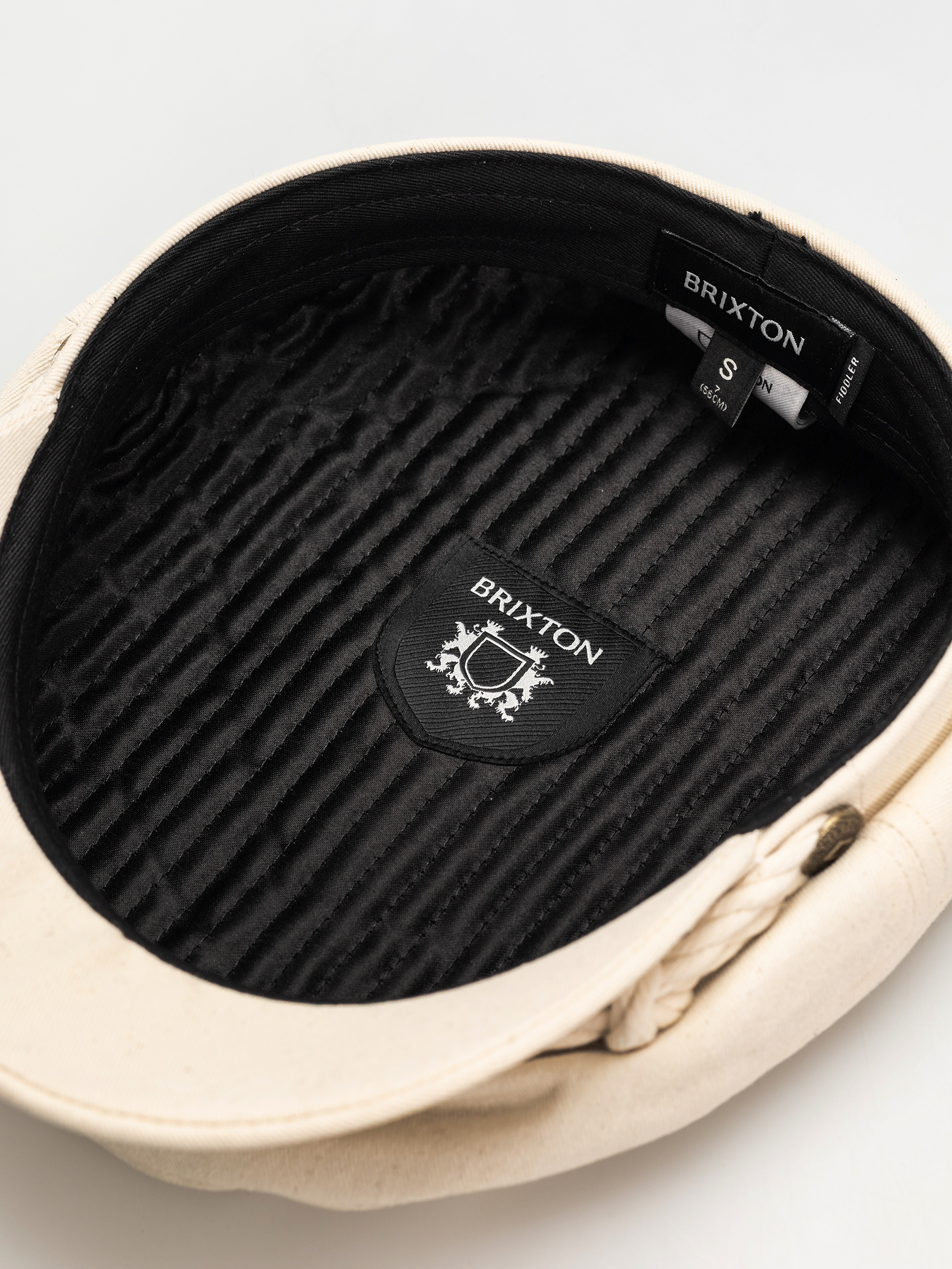 Kaszkiet Brixton Fiddler Cap (egret white)