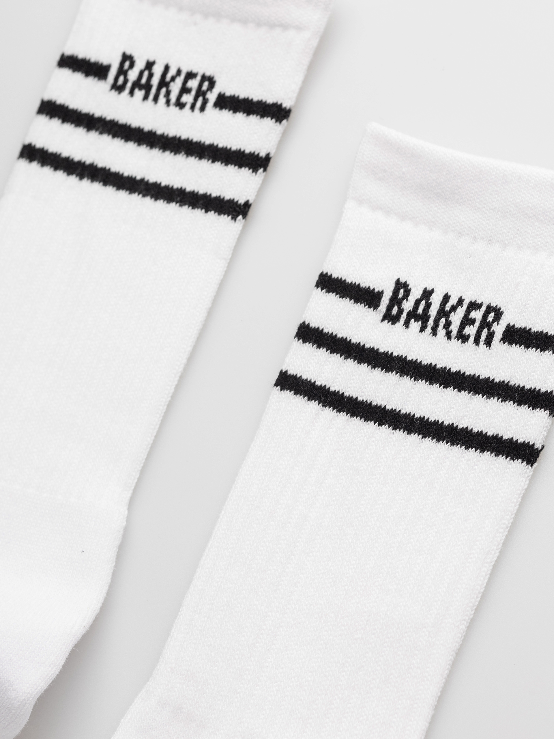 Skarpetki Baker Mini Stripe (white)