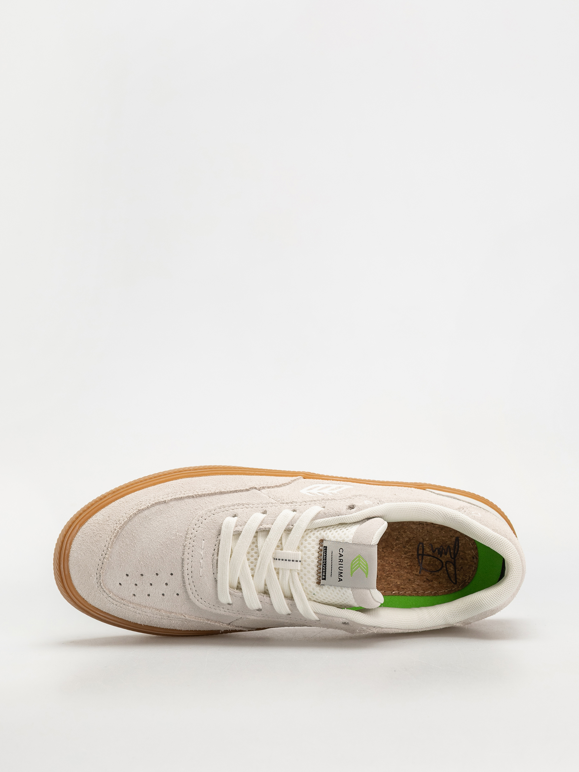 Buty Cariuma Luan Pro (gum smoke white suede off white logo)