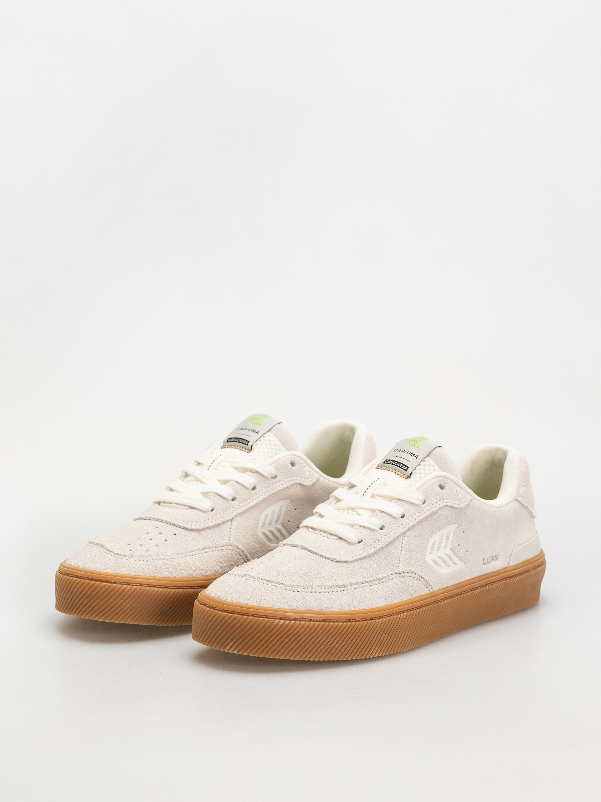 Buty Cariuma Luan Pro (gum smoke white suede off white logo)
