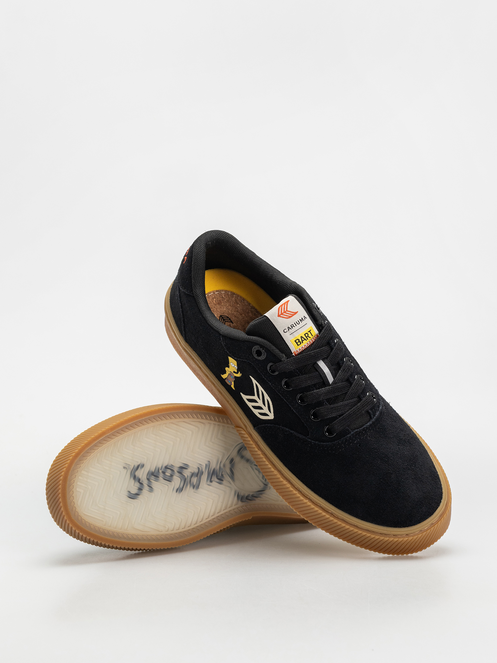 Buty Cariuma Simpsons Naioca (black suede bart skateboard)
