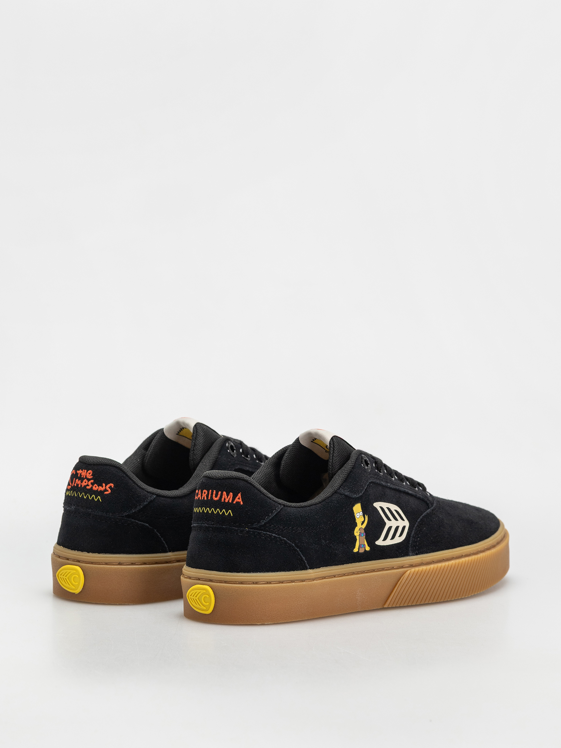 Buty Cariuma Simpsons Naioca (black suede bart skateboard)