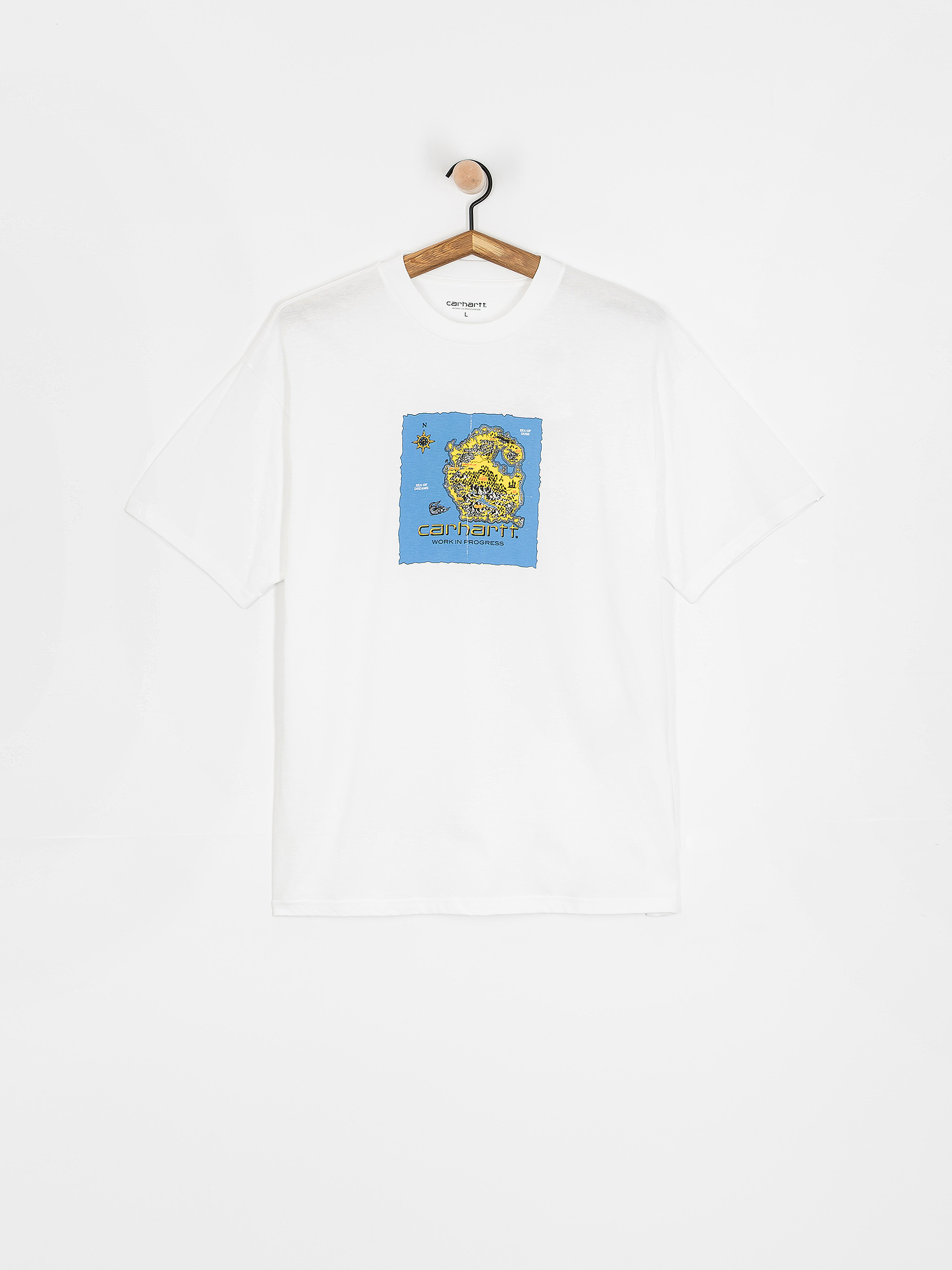 T-shirt Carhartt WIP Old World (white)